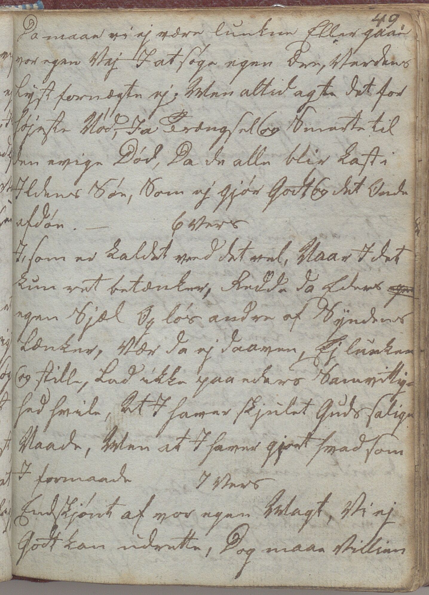 Heggtveitsamlingen, TMF/A-1007/H/L0047/0005: Kopibøker, brev etc.  / "MF I"(Kopibok frå Heggtveits samling), 1800-1823, s. 49