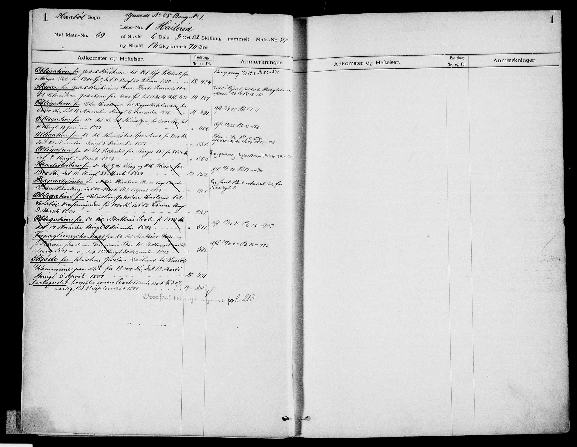 Moss sorenskriveri, SAO/A-10168: Panteregister nr. IV 8a, 1733-1927, s. 1