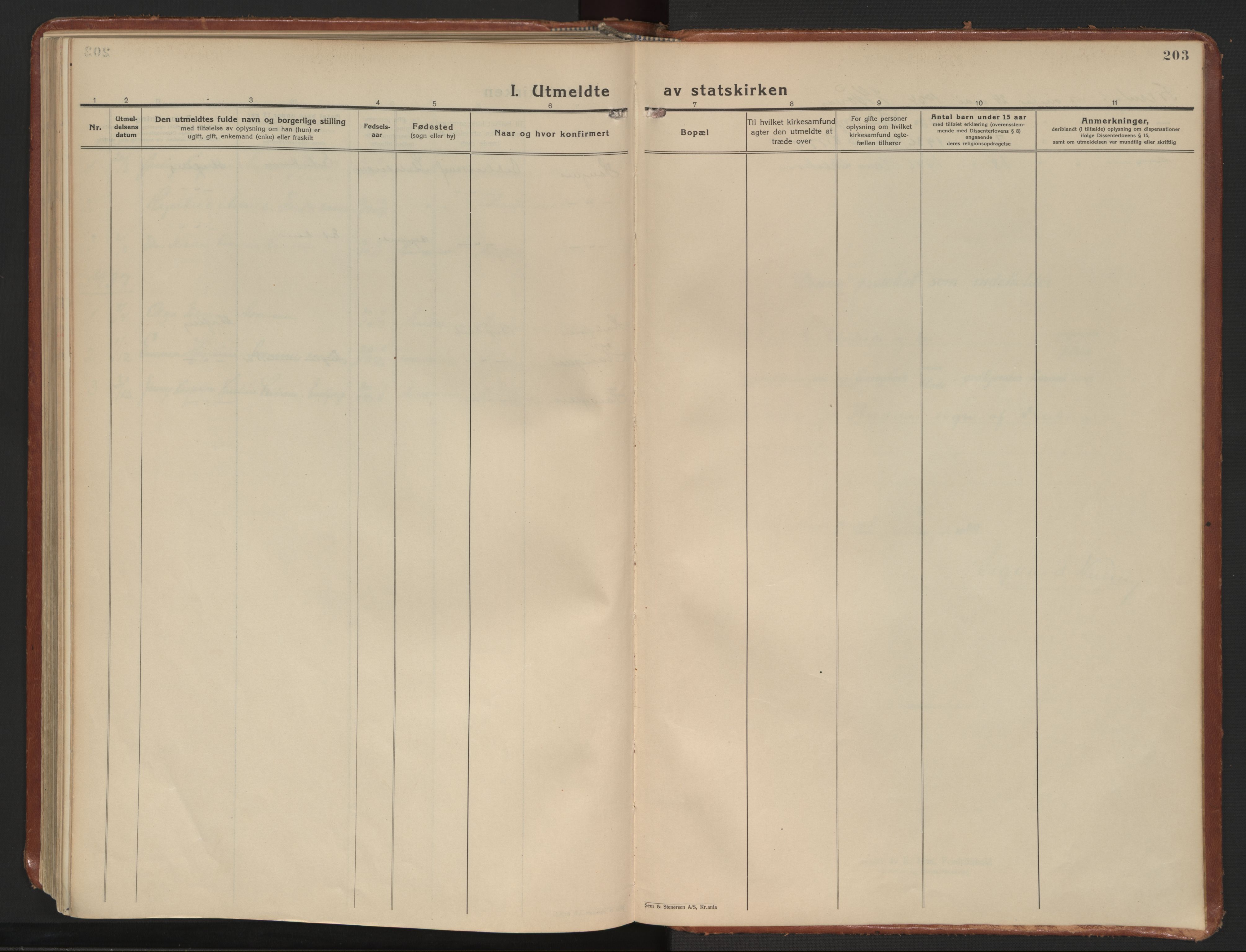 Ministerialprotokoller, klokkerbøker og fødselsregistre - Nordland, SAT/A-1459/899/L1441: Ministerialbok nr. 899A09, 1923-1939, s. 203