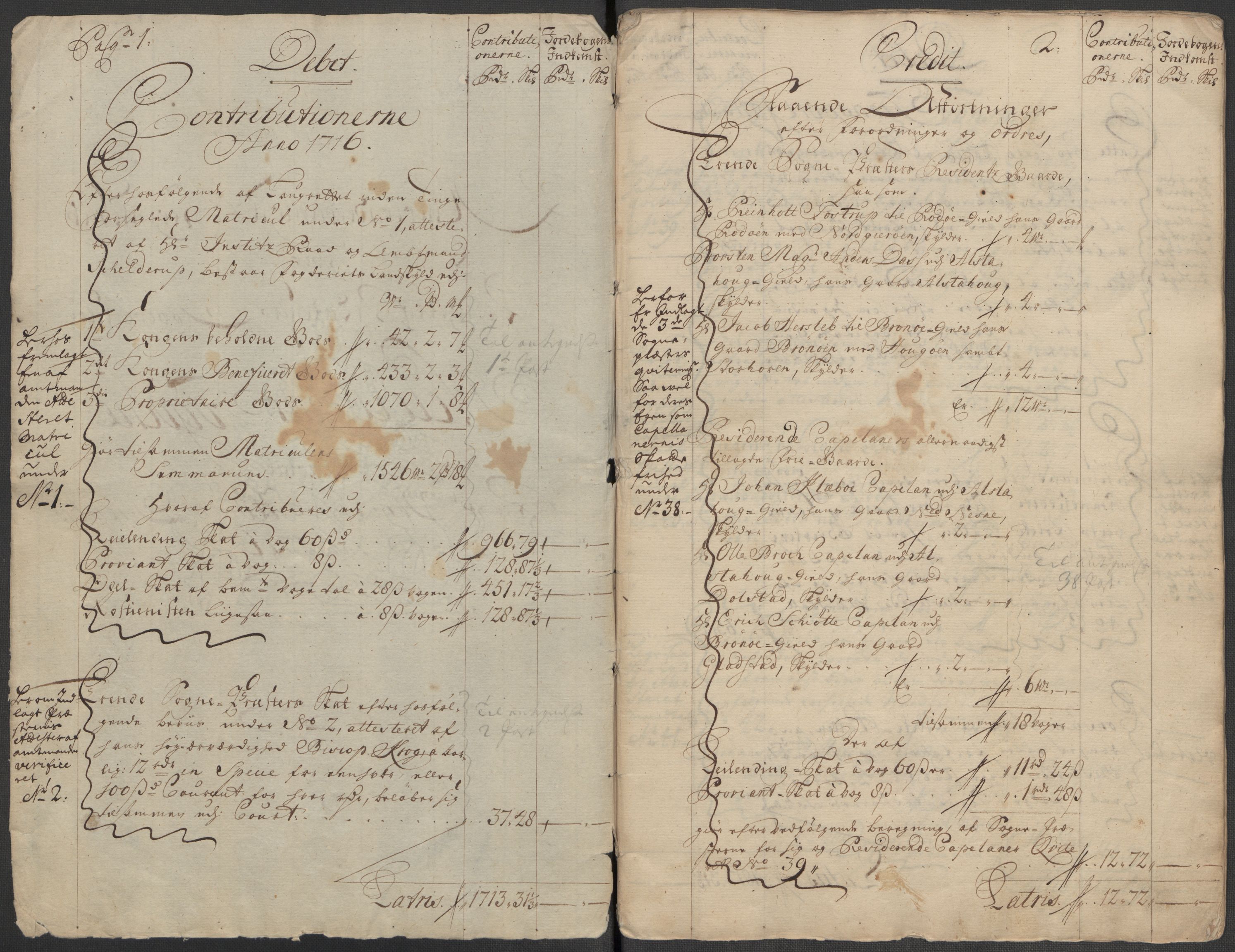 Rentekammeret inntil 1814, Reviderte regnskaper, Fogderegnskap, AV/RA-EA-4092/R65/L4514: Fogderegnskap Helgeland, 1716, s. 5