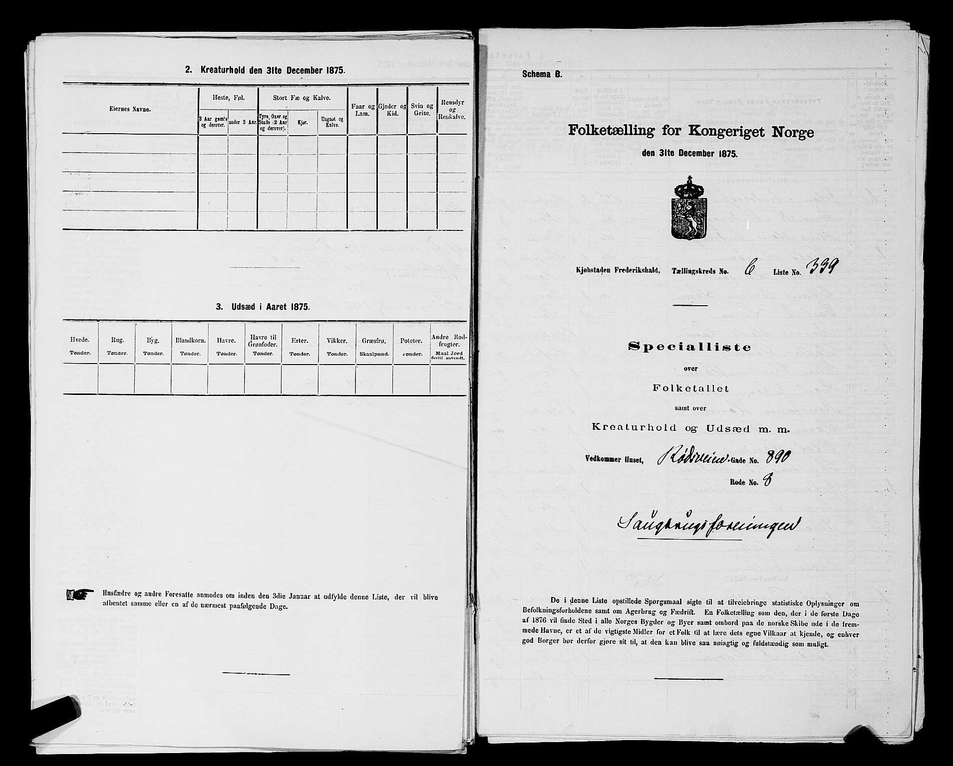 RA, Folketelling 1875 for 0101P Fredrikshald prestegjeld, 1875, s. 631