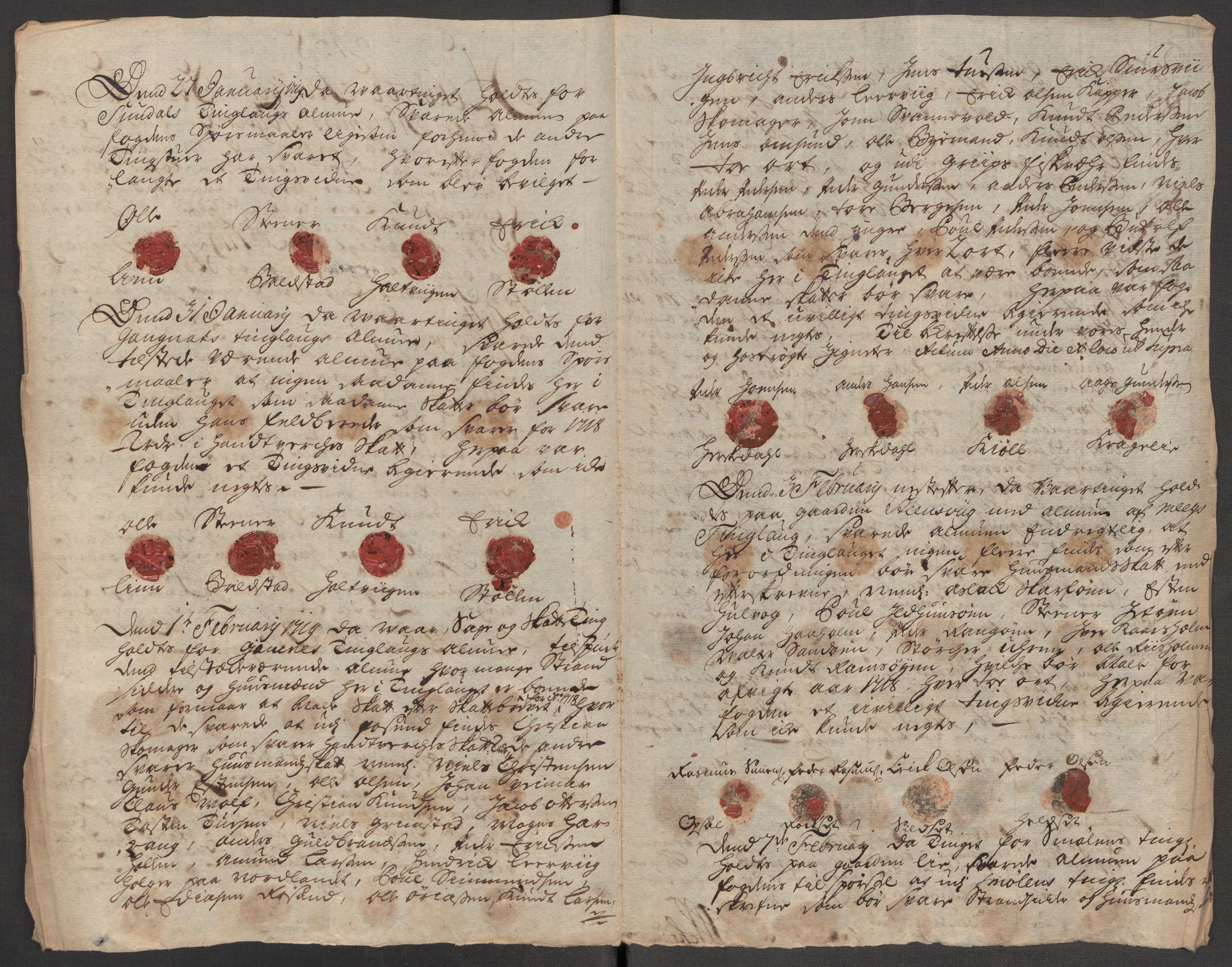 Rentekammeret inntil 1814, Reviderte regnskaper, Fogderegnskap, RA/EA-4092/R56/L3751: Fogderegnskap Nordmøre, 1718, s. 115