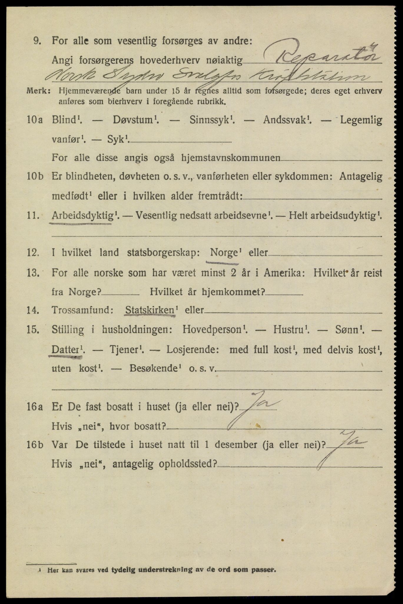 SAKO, Folketelling 1920 for 0823 Heddal herred, 1920, s. 8311