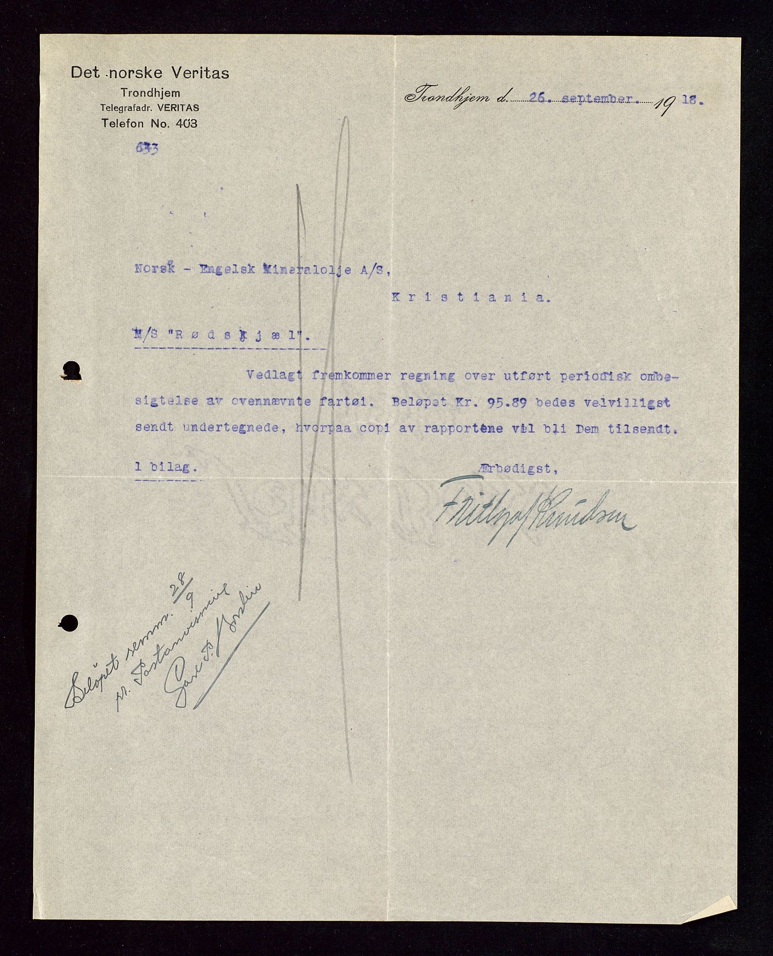 Pa 1521 - A/S Norske Shell, AV/SAST-A-101915/E/Ea/Eaa/L0002: Sjefskorrespondanse, 1917-1918, s. 573