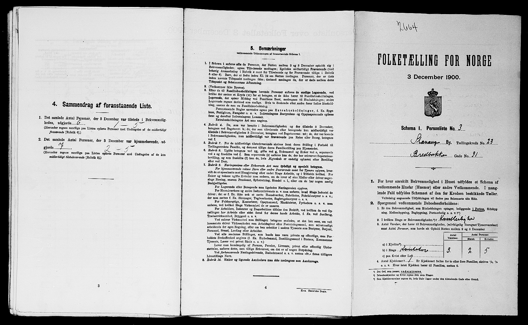 SAST, Folketelling 1900 for 1103 Stavanger kjøpstad, 1900, s. 8473