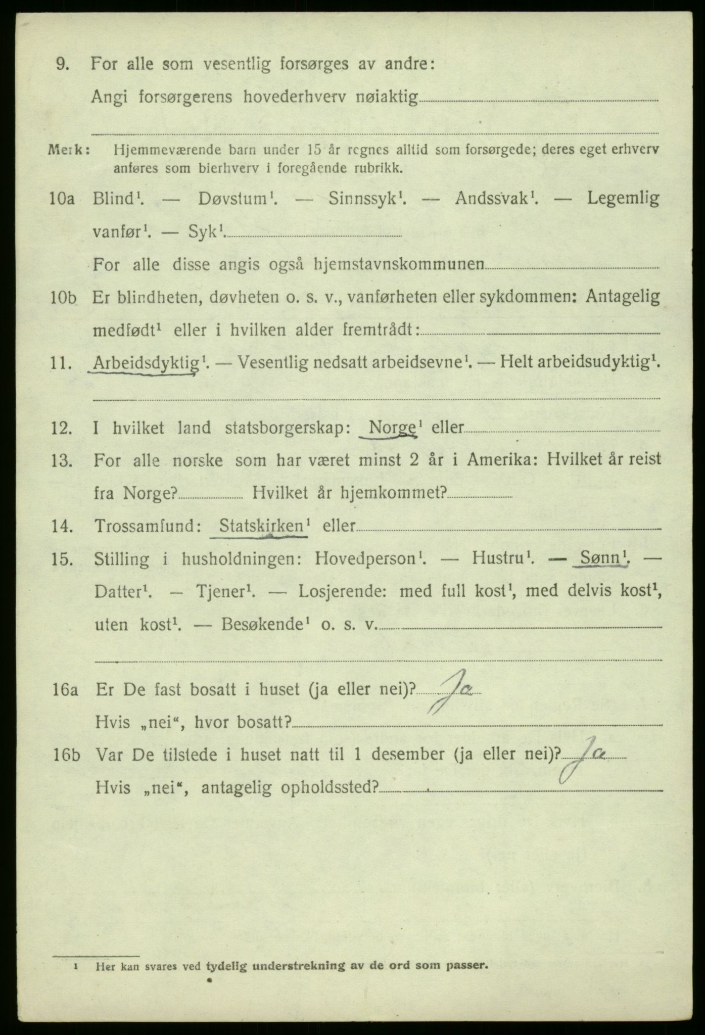 SAB, Folketelling 1920 for 1266 Masfjorden herred, 1920, s. 2142