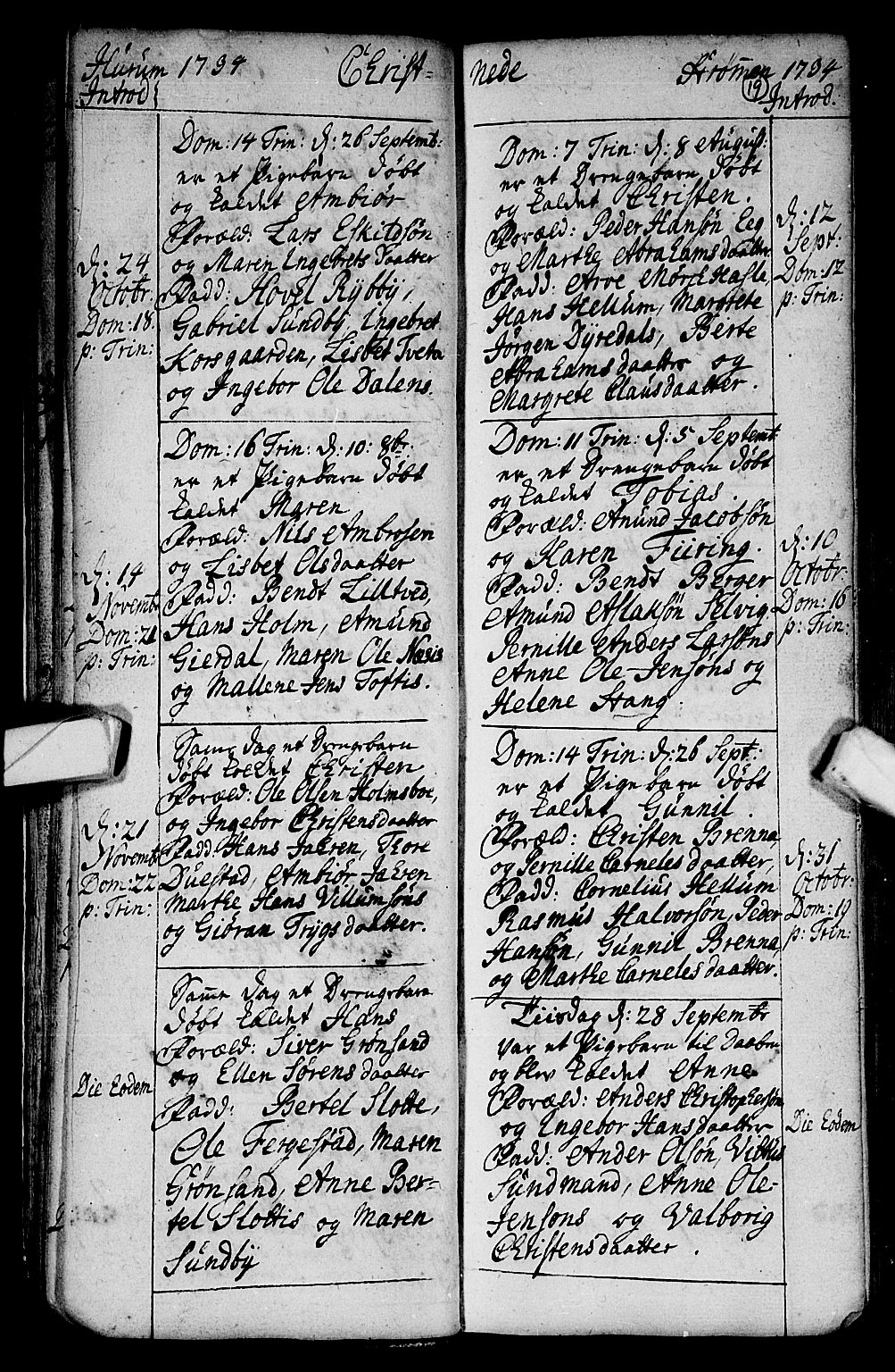 Hurum kirkebøker, SAKO/A-229/F/Fa/L0002: Ministerialbok nr. 2, 1733-1757, s. 19