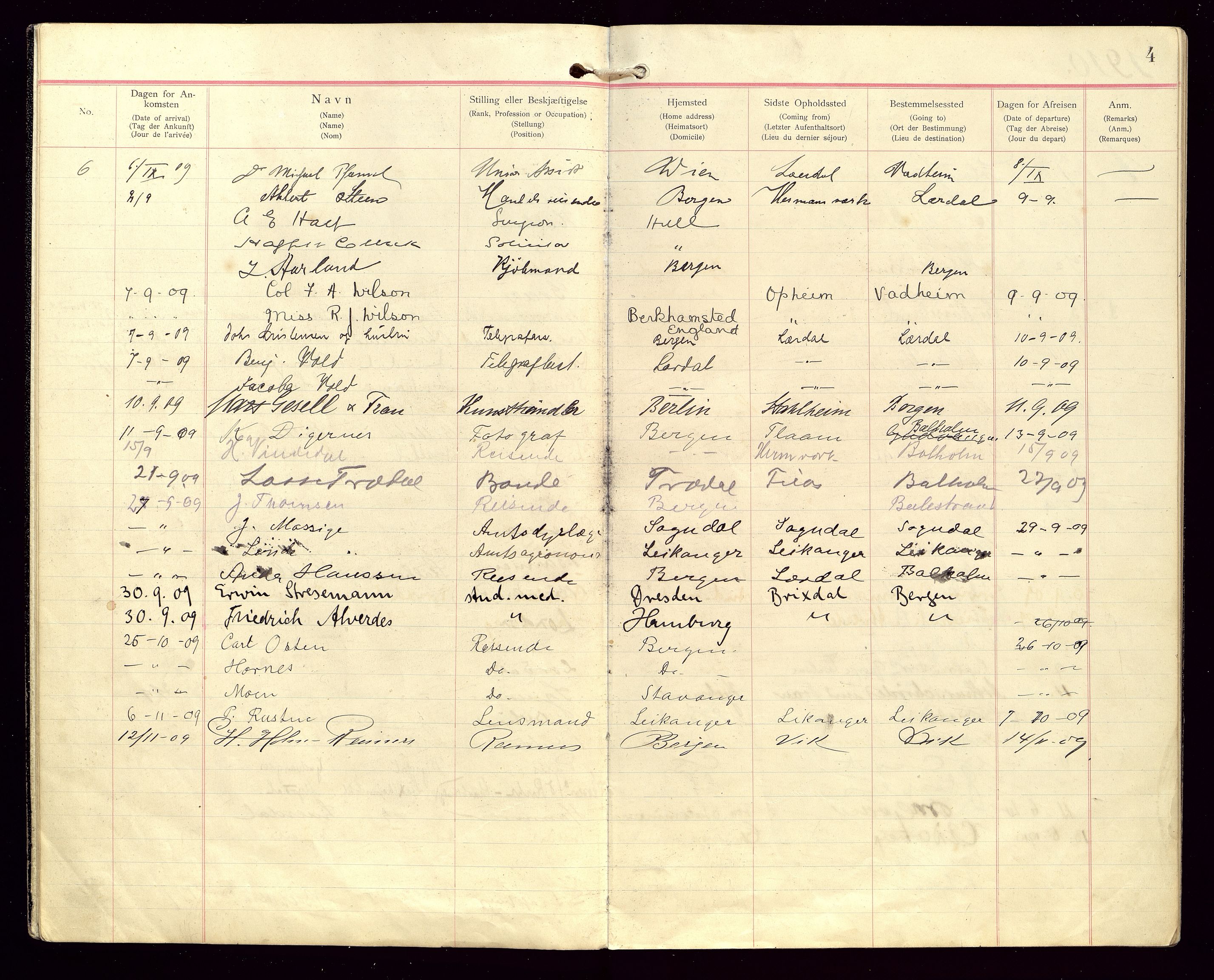 Hotel Mundal , VLFK/SFF-87001/Y/L0001/0002/0005: Stykke, 1909-1913, s. 3b-4a