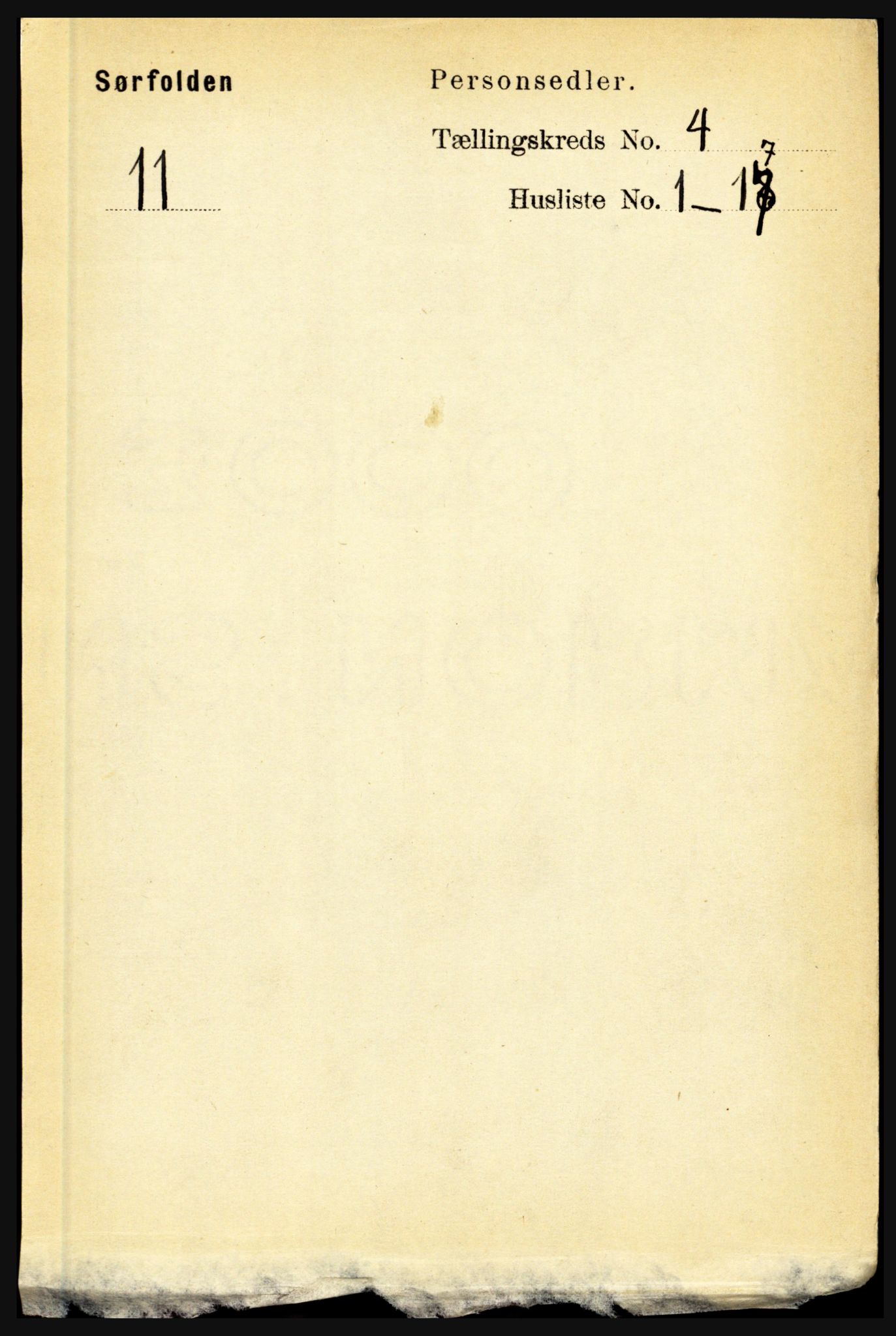 RA, Folketelling 1891 for 1845 Sørfold herred, 1891, s. 954