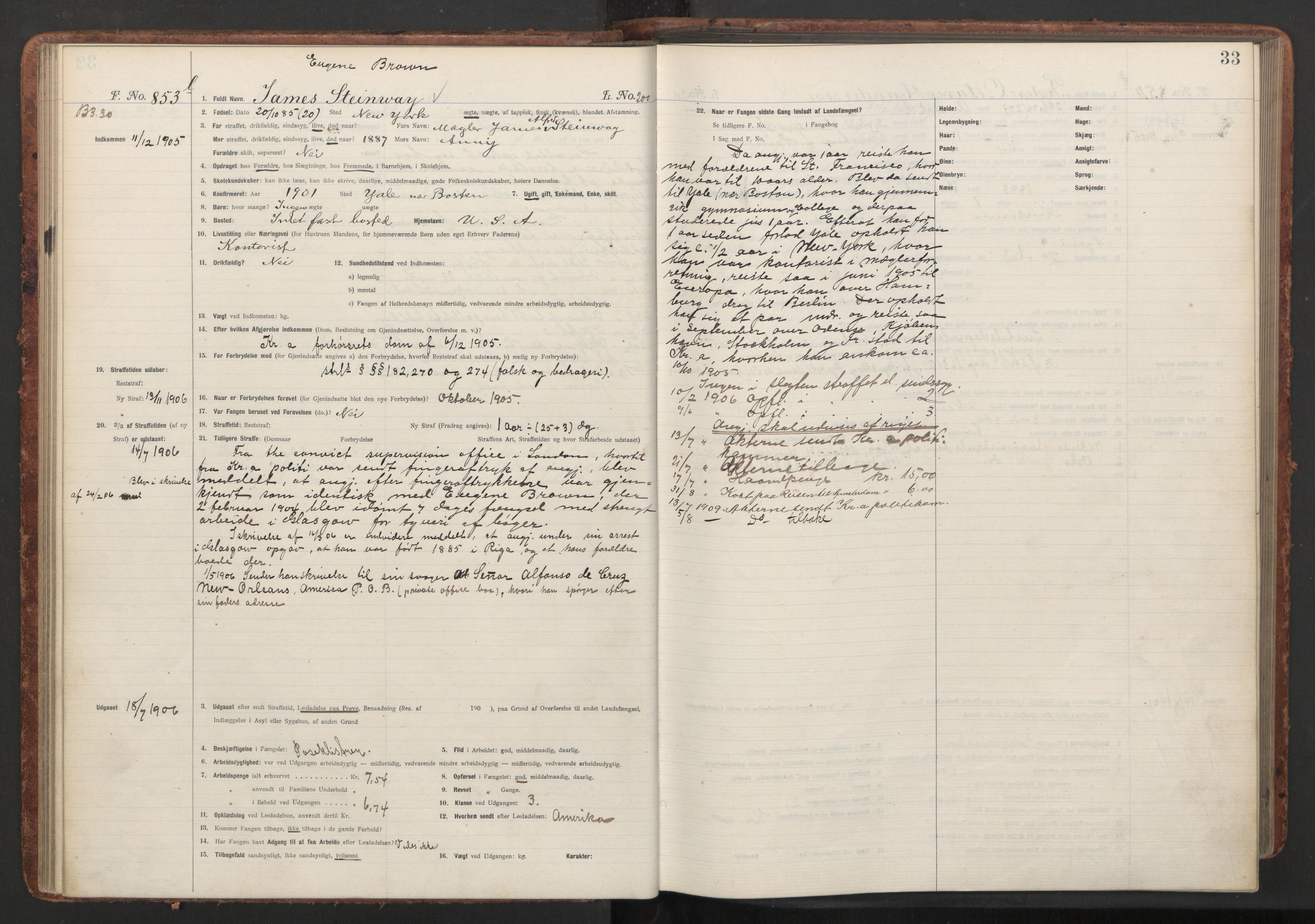 Botsfengslet, AV/RA-S-1539/D/Db/Dbb/L0040: 821l - 171m, 1905-1907, s. 33