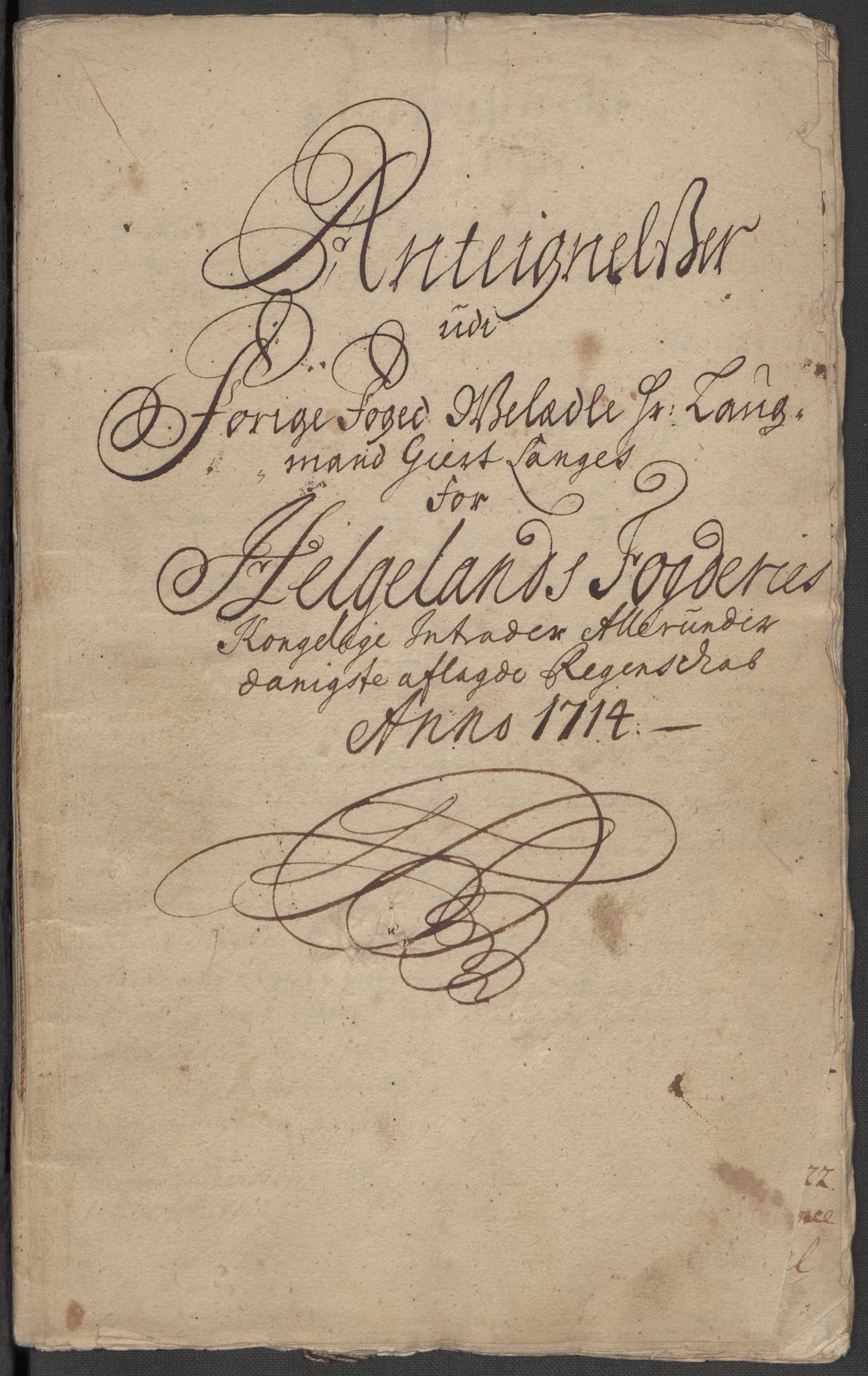 Rentekammeret inntil 1814, Reviderte regnskaper, Fogderegnskap, RA/EA-4092/R65/L4513: Fogderegnskap Helgeland, 1714-1715, s. 333