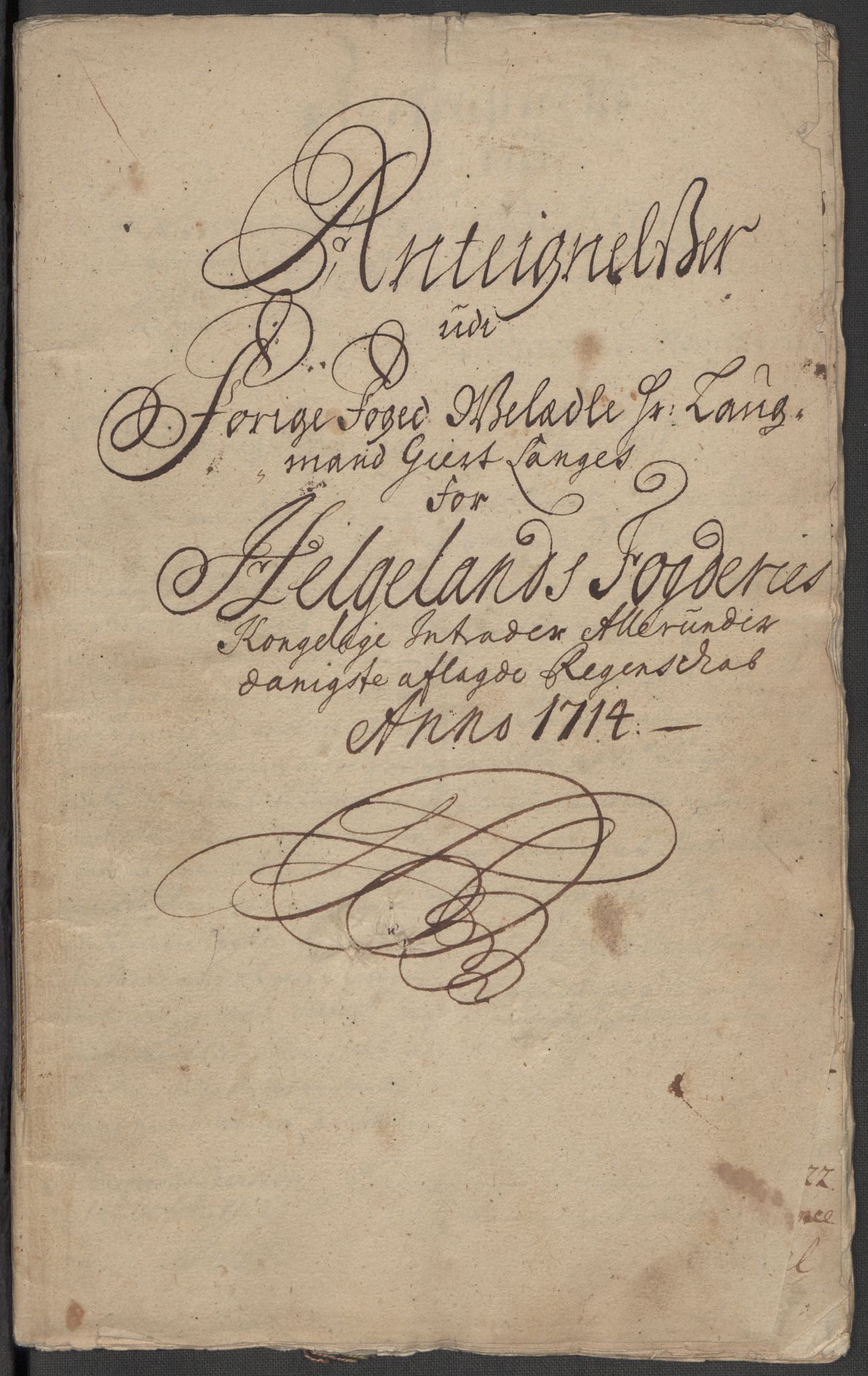 Rentekammeret inntil 1814, Reviderte regnskaper, Fogderegnskap, AV/RA-EA-4092/R65/L4513: Fogderegnskap Helgeland, 1714-1715, s. 333