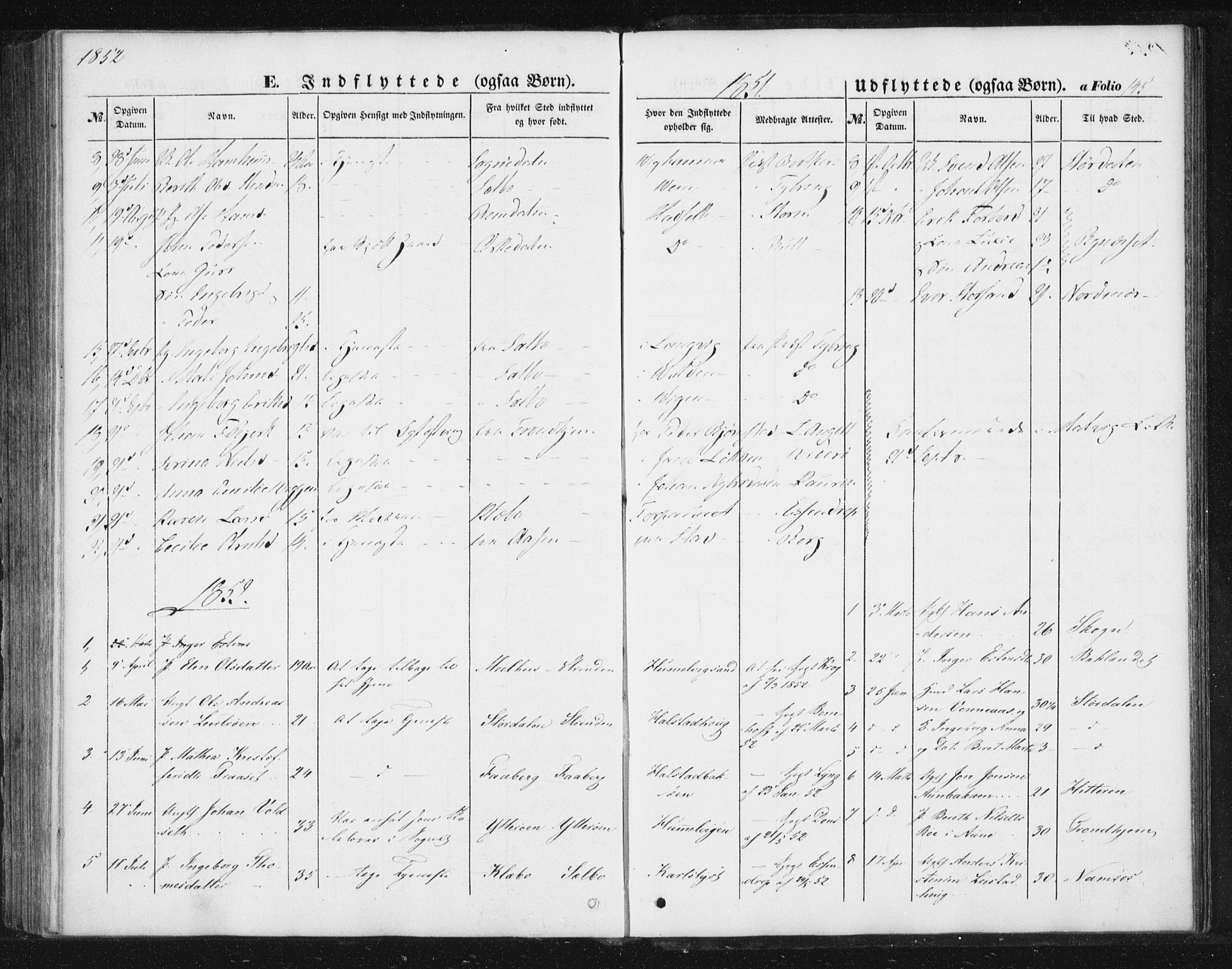 Ministerialprotokoller, klokkerbøker og fødselsregistre - Sør-Trøndelag, SAT/A-1456/616/L0407: Ministerialbok nr. 616A04, 1848-1856, s. 145