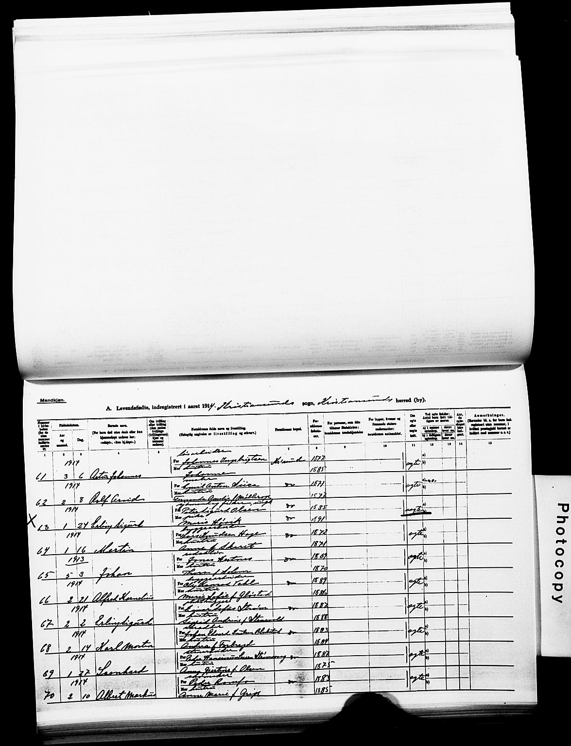 Ministerialprotokoller, klokkerbøker og fødselsregistre - Møre og Romsdal, AV/SAT-A-1454/572/L0861: Ministerialbok nr. 572D05, 1913-1920