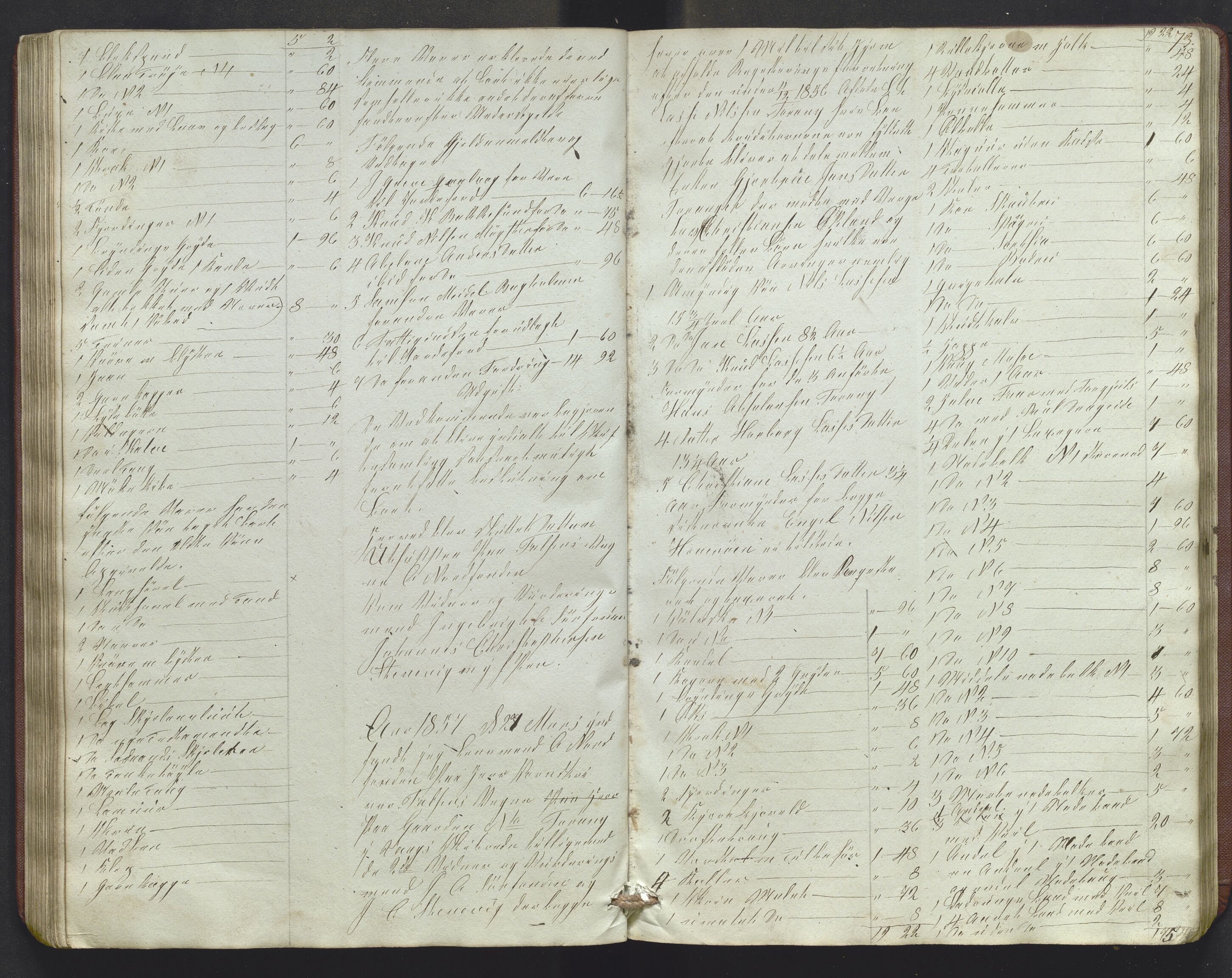 Lensmannen i Sund og Austevoll, AV/SAB-A-35201/0006/L0009: Registreringsprotokoll, 1848-1863, s. 72b-73a
