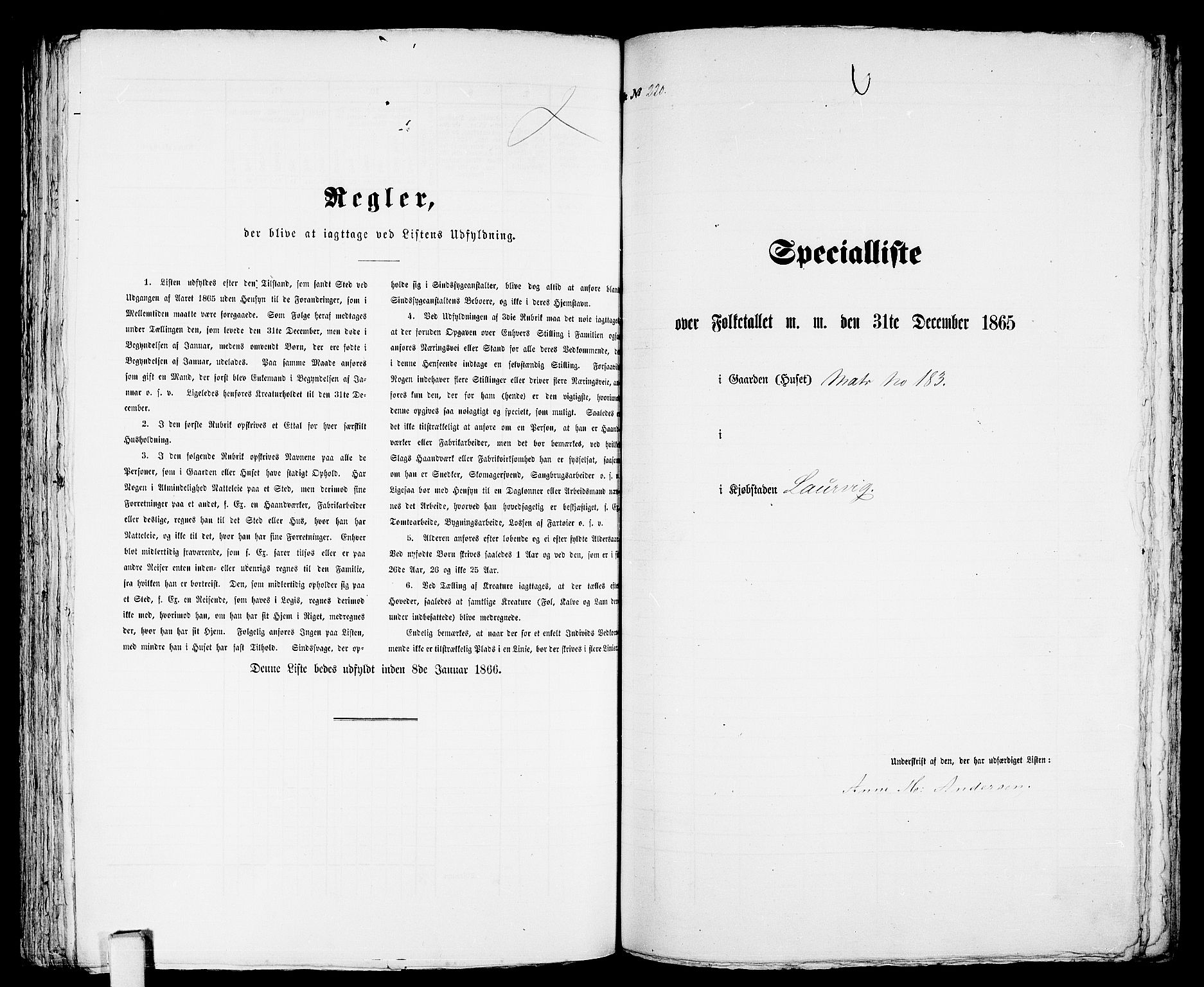 RA, Folketelling 1865 for 0707P Larvik prestegjeld, 1865, s. 457