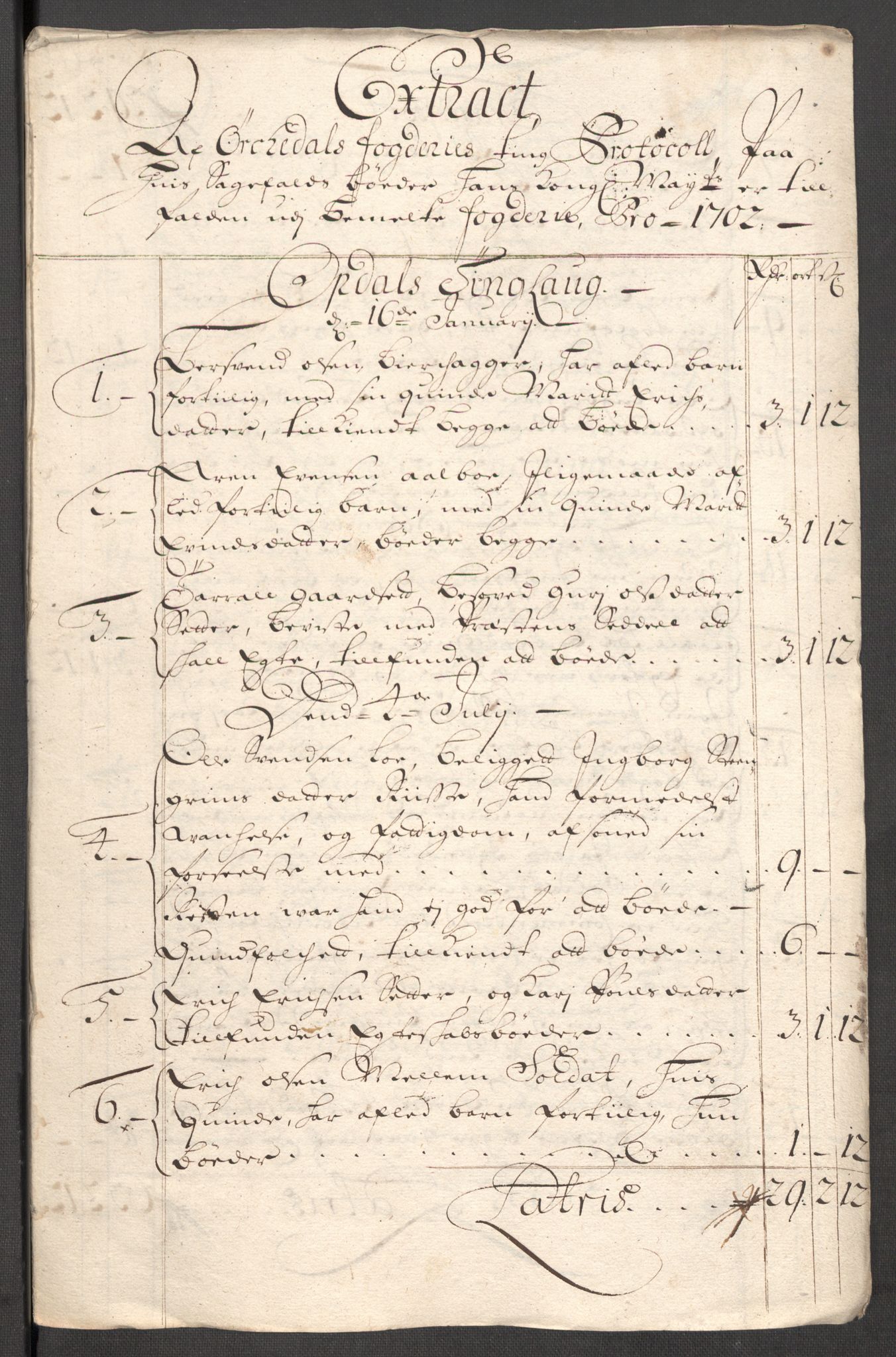 Rentekammeret inntil 1814, Reviderte regnskaper, Fogderegnskap, RA/EA-4092/R60/L3952: Fogderegnskap Orkdal og Gauldal, 1702, s. 150
