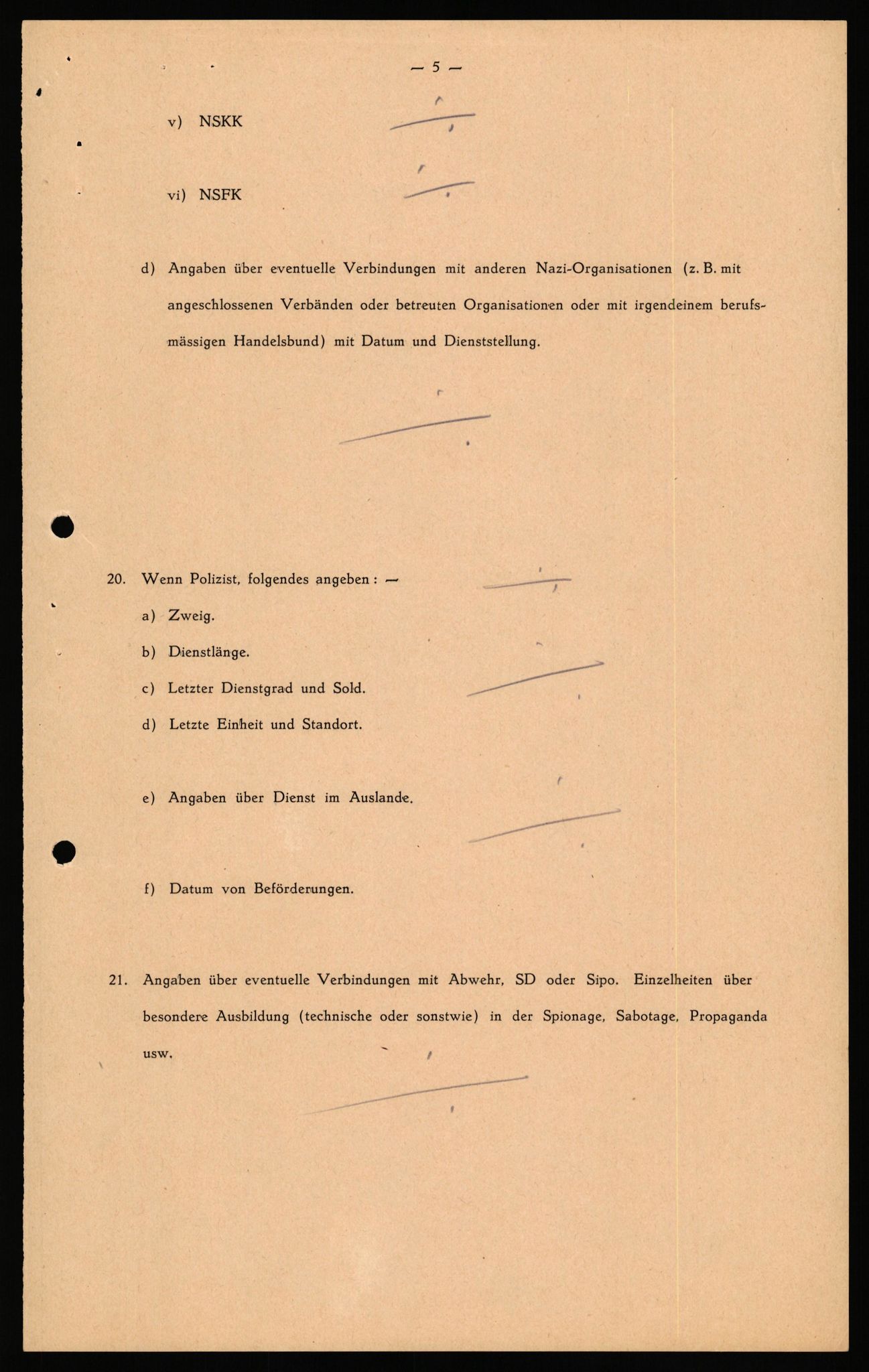 Forsvaret, Forsvarets overkommando II, AV/RA-RAFA-3915/D/Db/L0040: CI Questionaires. Tyske okkupasjonsstyrker i Norge. Østerrikere., 1945-1946, s. 148