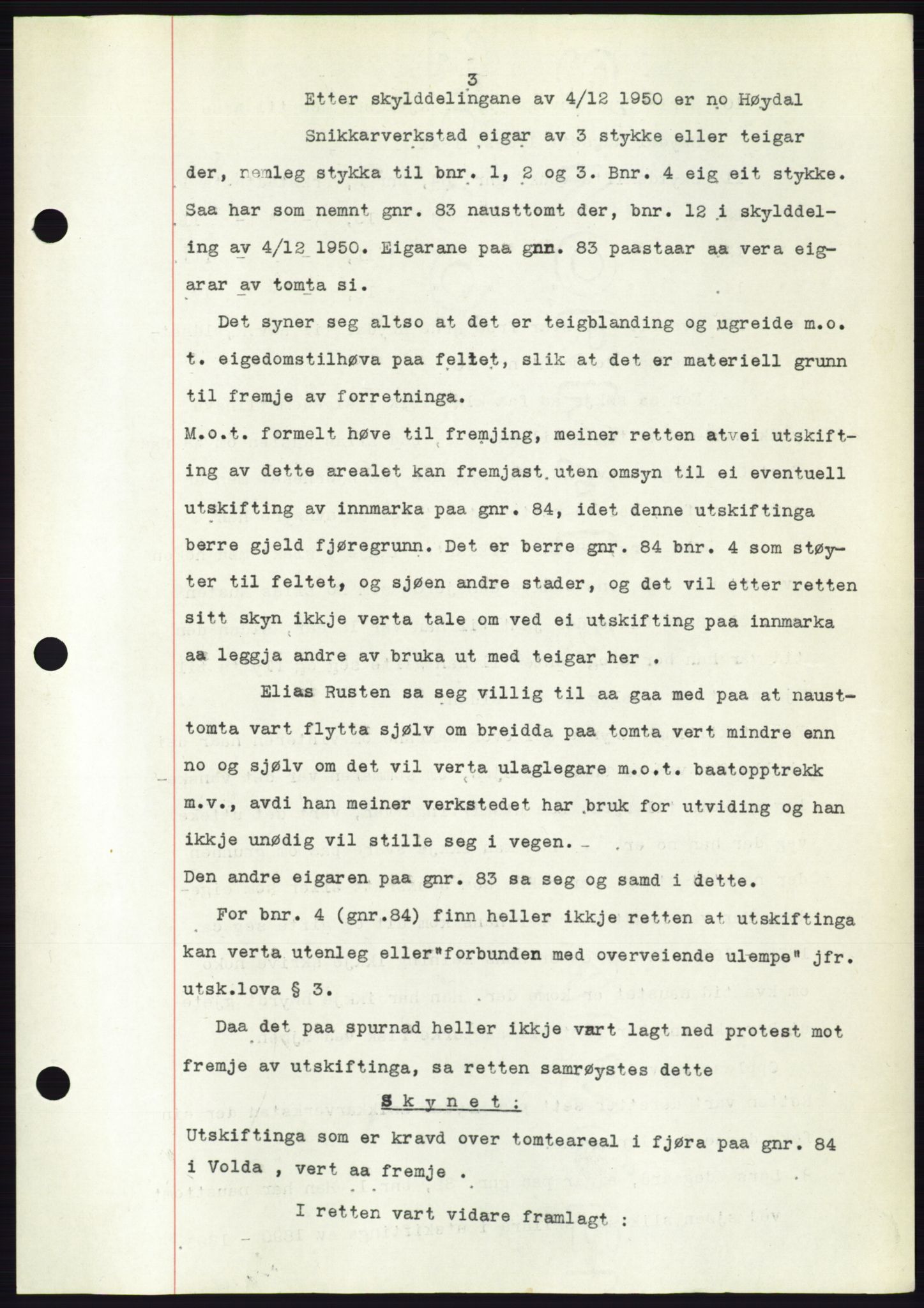 Søre Sunnmøre sorenskriveri, AV/SAT-A-4122/1/2/2C/L0090: Pantebok nr. 16A, 1951-1951, Dagboknr: 2532/1951