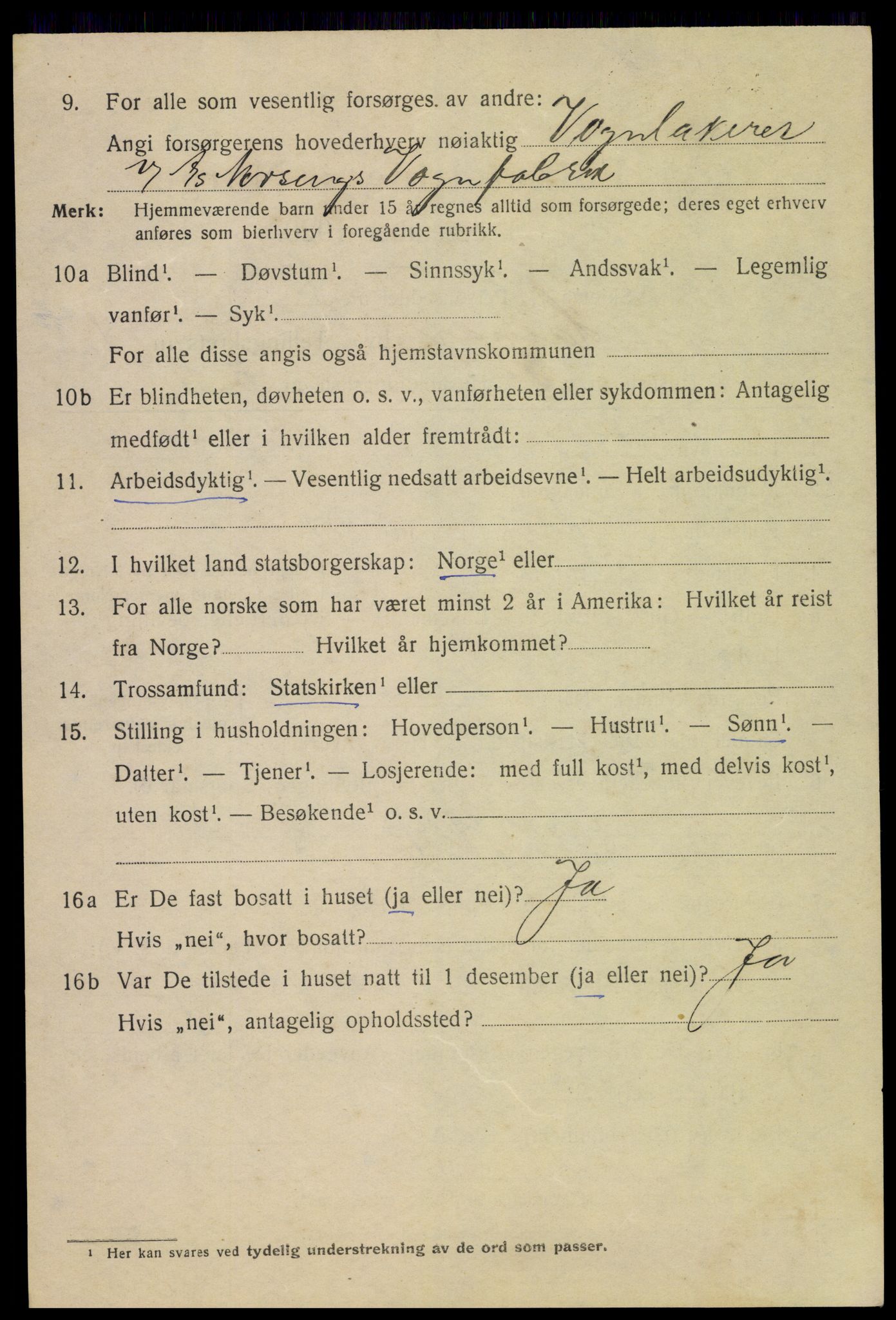 SAH, Folketelling 1920 for 0401 Hamar kjøpstad, 1920, s. 5086