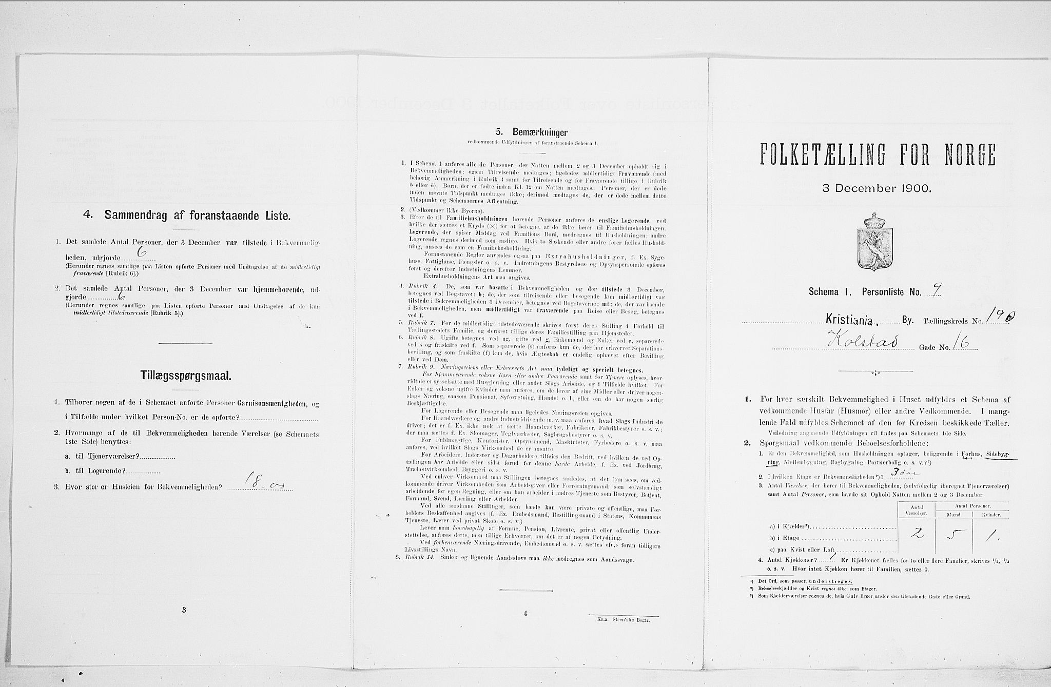 SAO, Folketelling 1900 for 0301 Kristiania kjøpstad, 1900, s. 48633