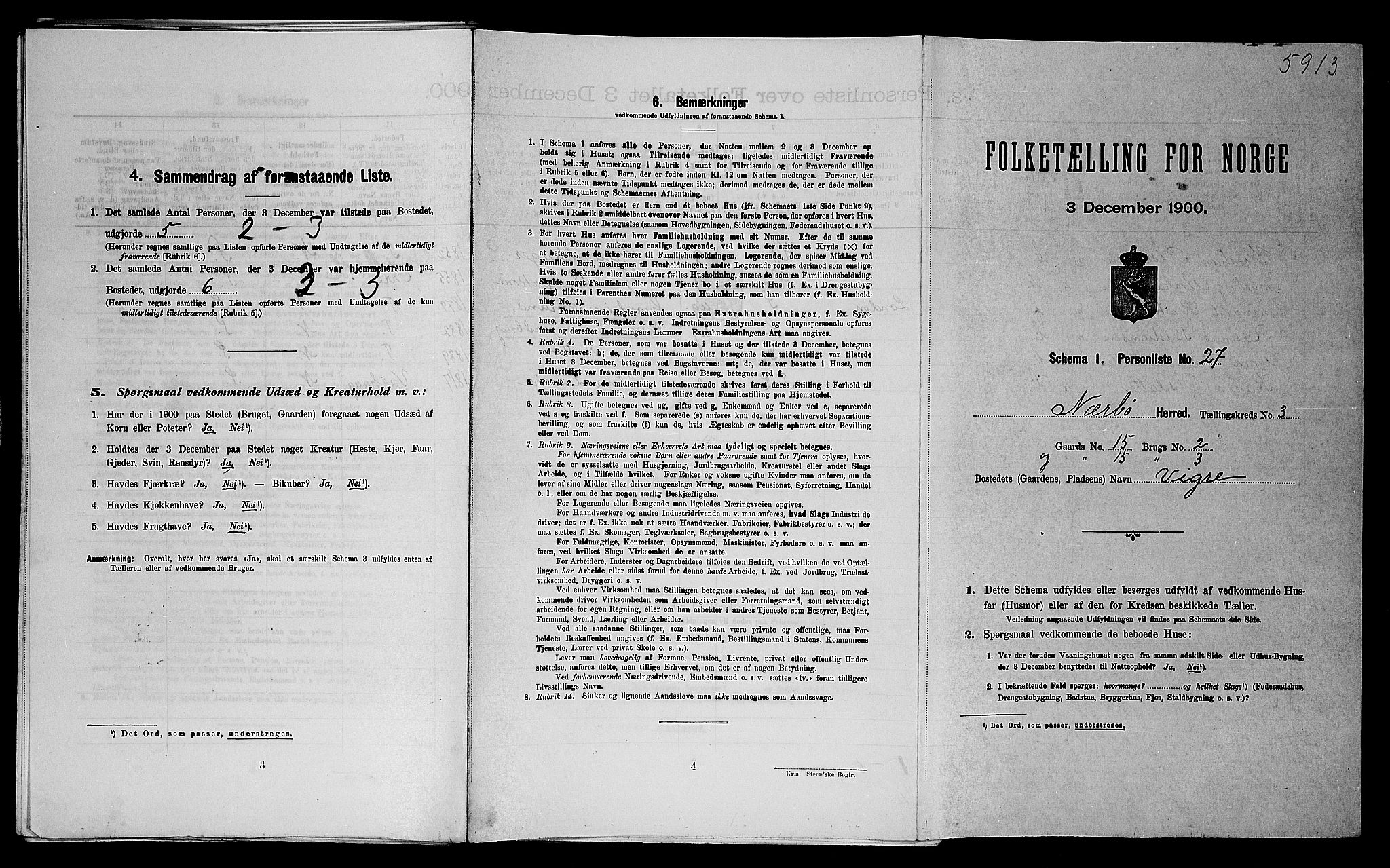 SAST, Folketelling 1900 for 1119 Nærbø herred, 1900, s. 312