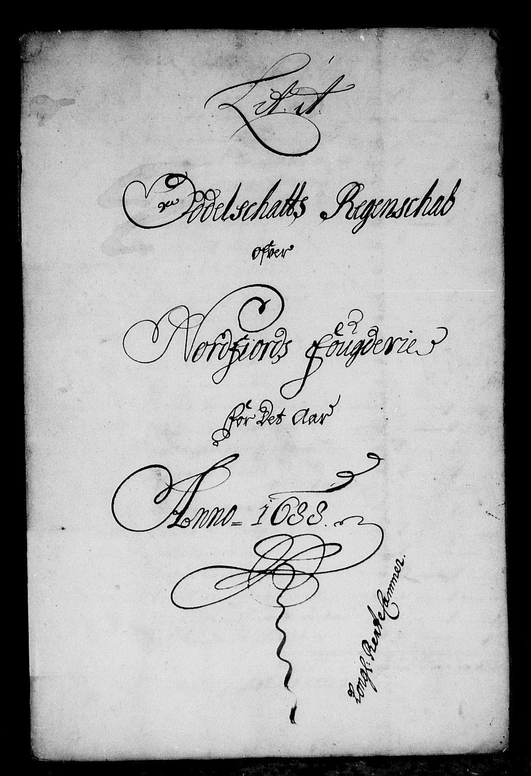 Rentekammeret inntil 1814, Reviderte regnskaper, Stiftamtstueregnskaper, Bergen stiftamt, AV/RA-EA-6043/R/Rc/L0087: Bergen stiftamt, 1688