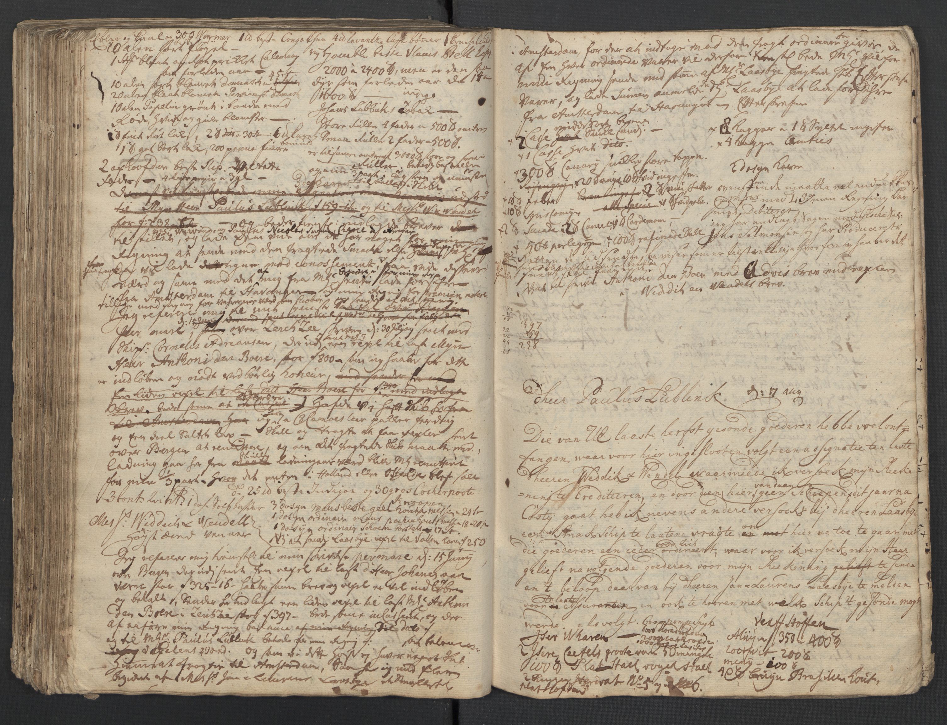 Pa 0119 - Smith, Lauritz Andersen og Lauritz Lauritzen, SAST/A-100231/O/L0001: Kopibøker m.m., 1746-1755, s. 189