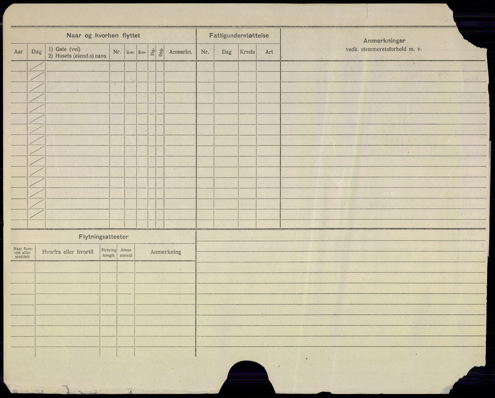 Oslo folkeregister, Registerkort, SAO/A-11715/G/Ga/L0001: Menn, 1918-1923