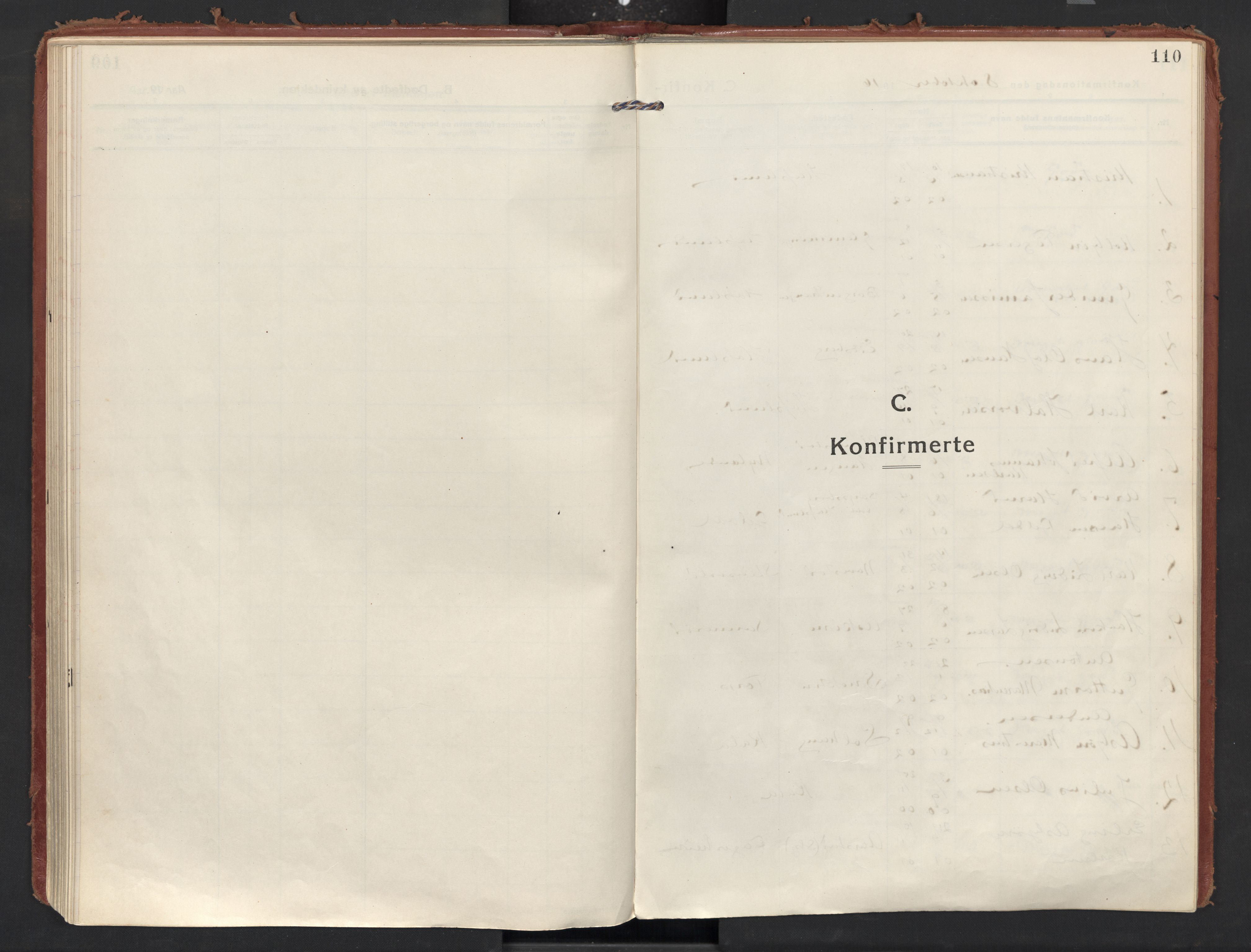 Skjeberg prestekontor Kirkebøker, AV/SAO-A-10923/F/Fd/L0001: Ministerialbok nr. IV 1, 1916-1925, s. 110
