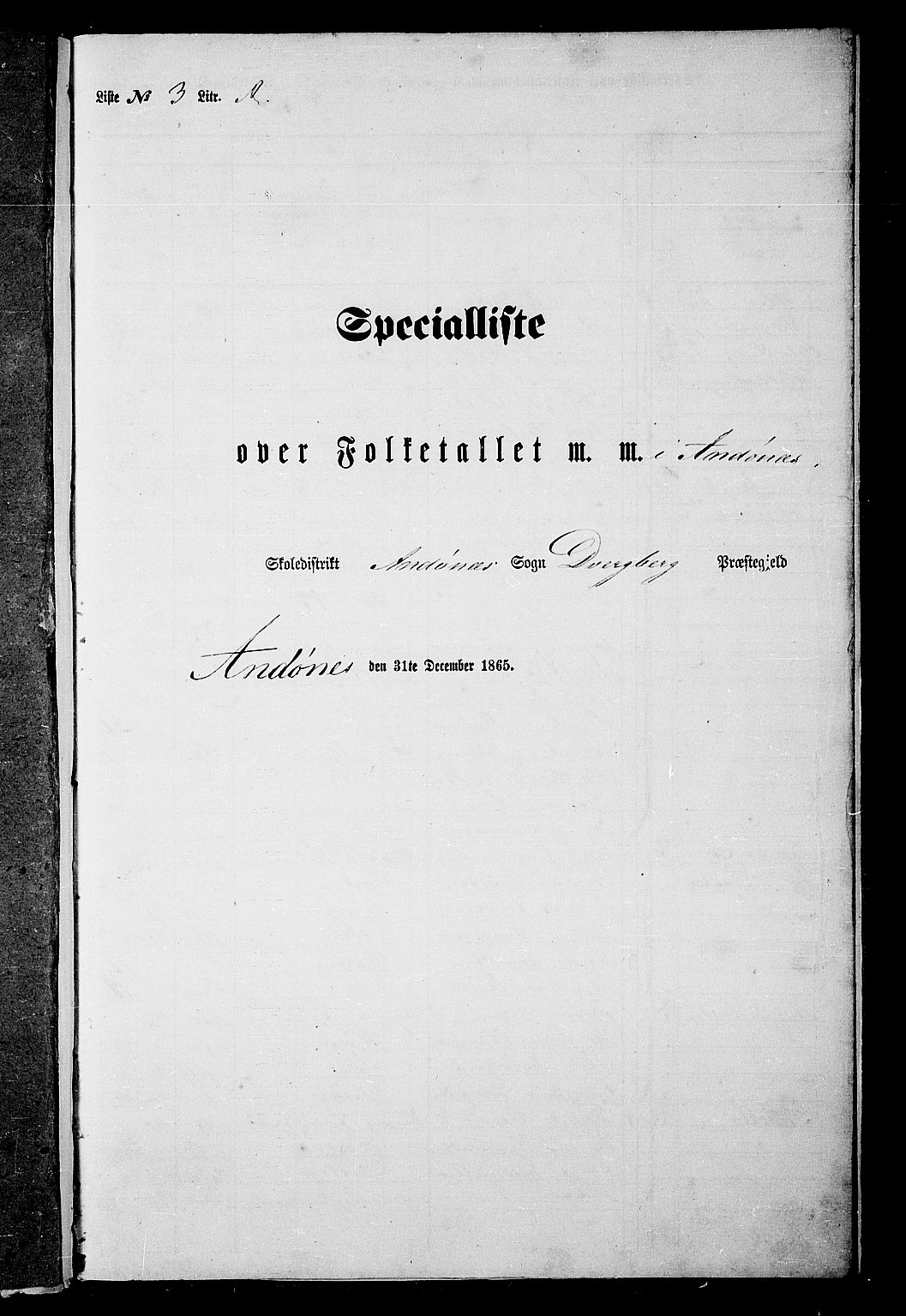 RA, Folketelling 1865 for 1872P Dverberg prestegjeld, 1865, s. 55
