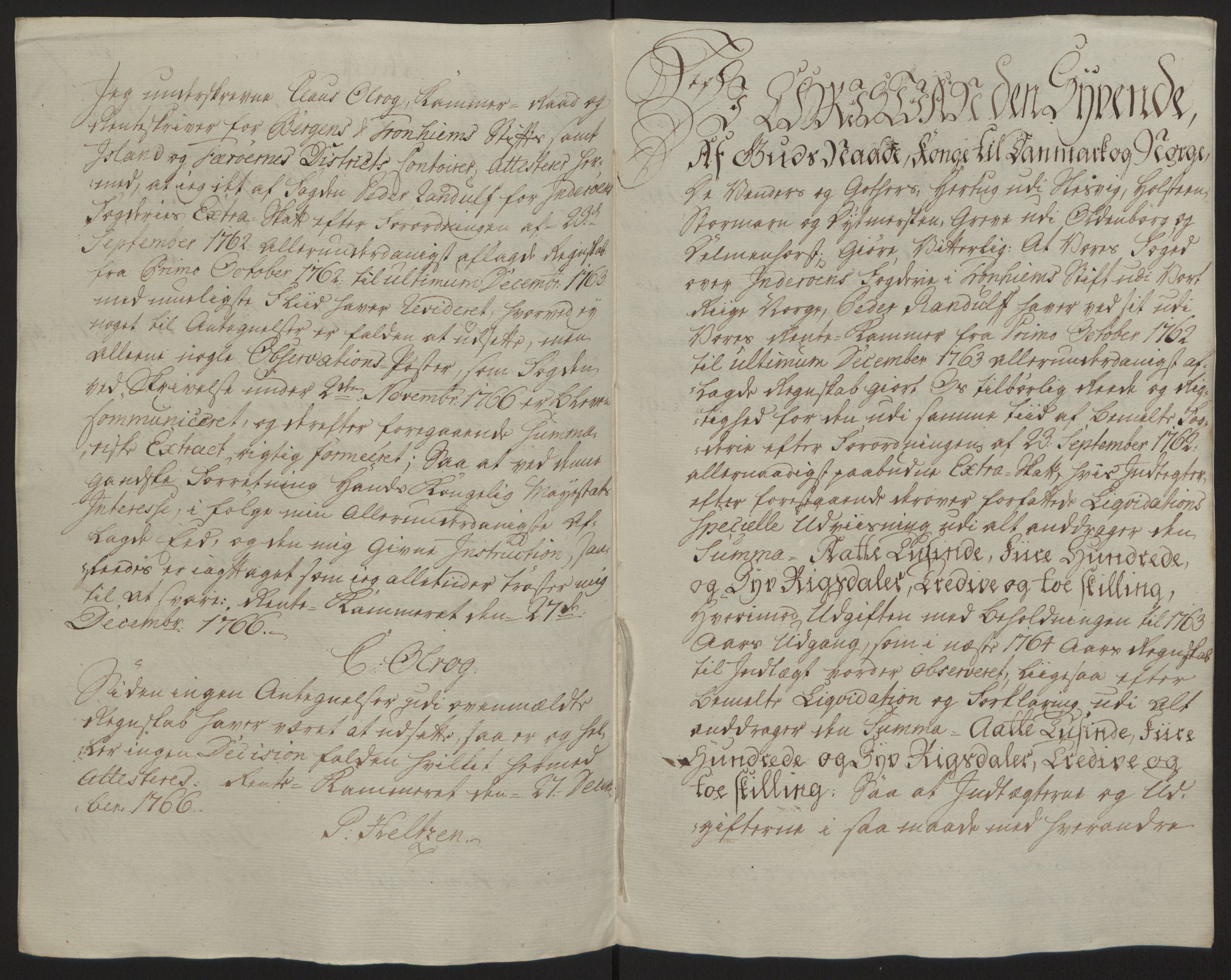 Rentekammeret inntil 1814, Reviderte regnskaper, Fogderegnskap, AV/RA-EA-4092/R63/L4420: Ekstraskatten Inderøy, 1762-1772, s. 16