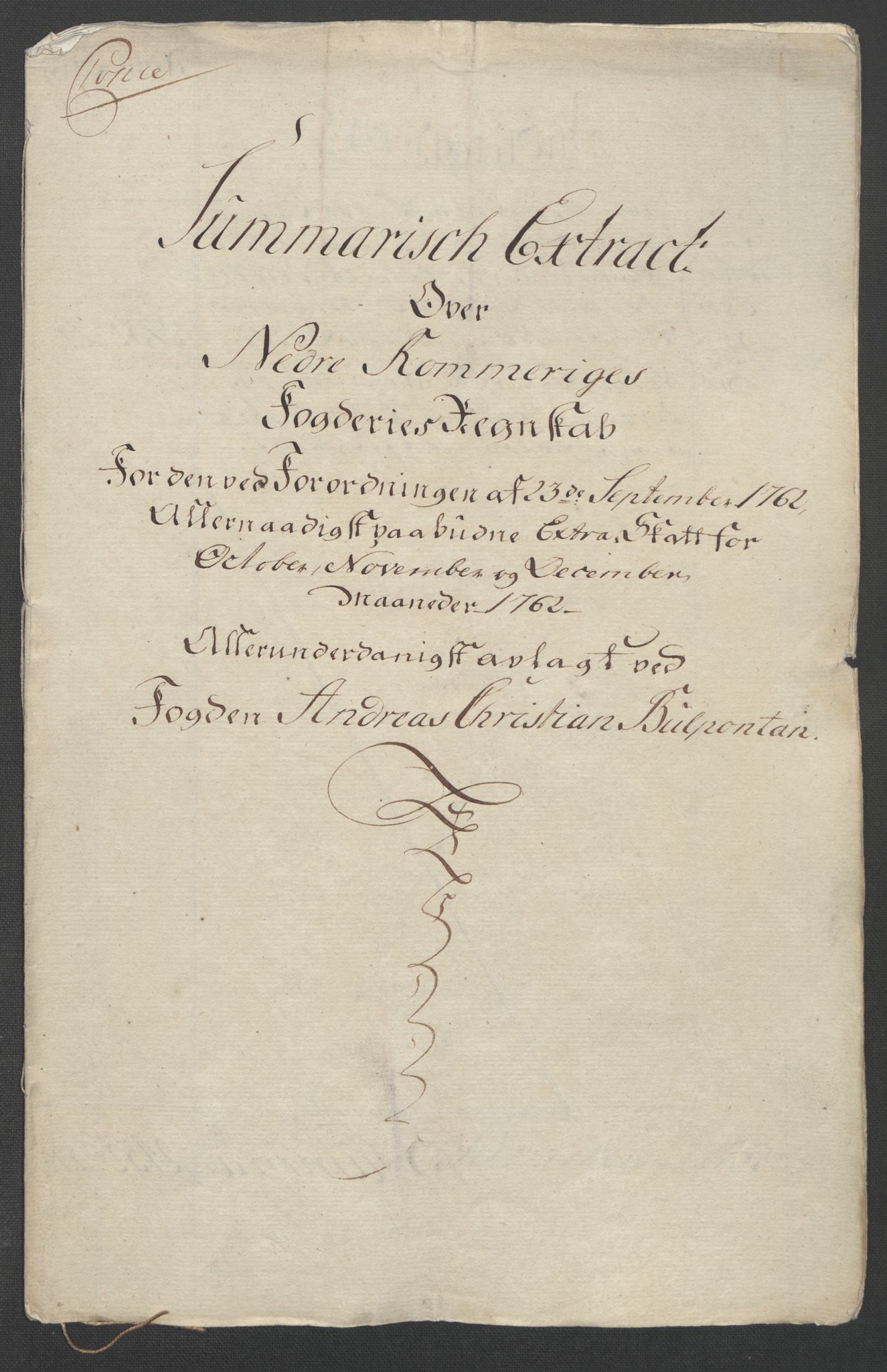 Rentekammeret inntil 1814, Reviderte regnskaper, Fogderegnskap, RA/EA-4092/R11/L0687: Ekstraskatten Nedre Romerike, 1762, s. 9