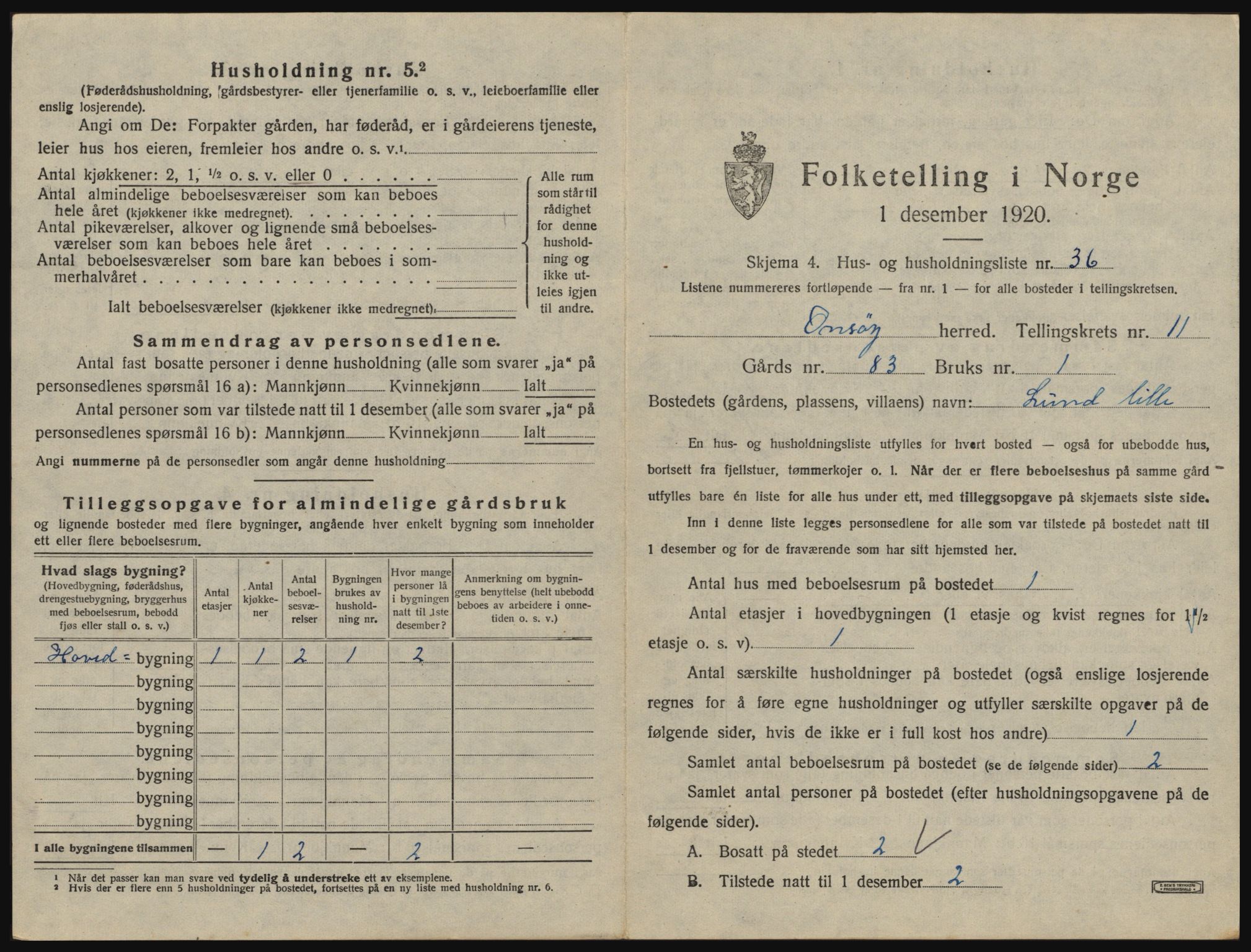 SAO, Folketelling 1920 for 0134 Onsøy herred, 1920, s. 2056