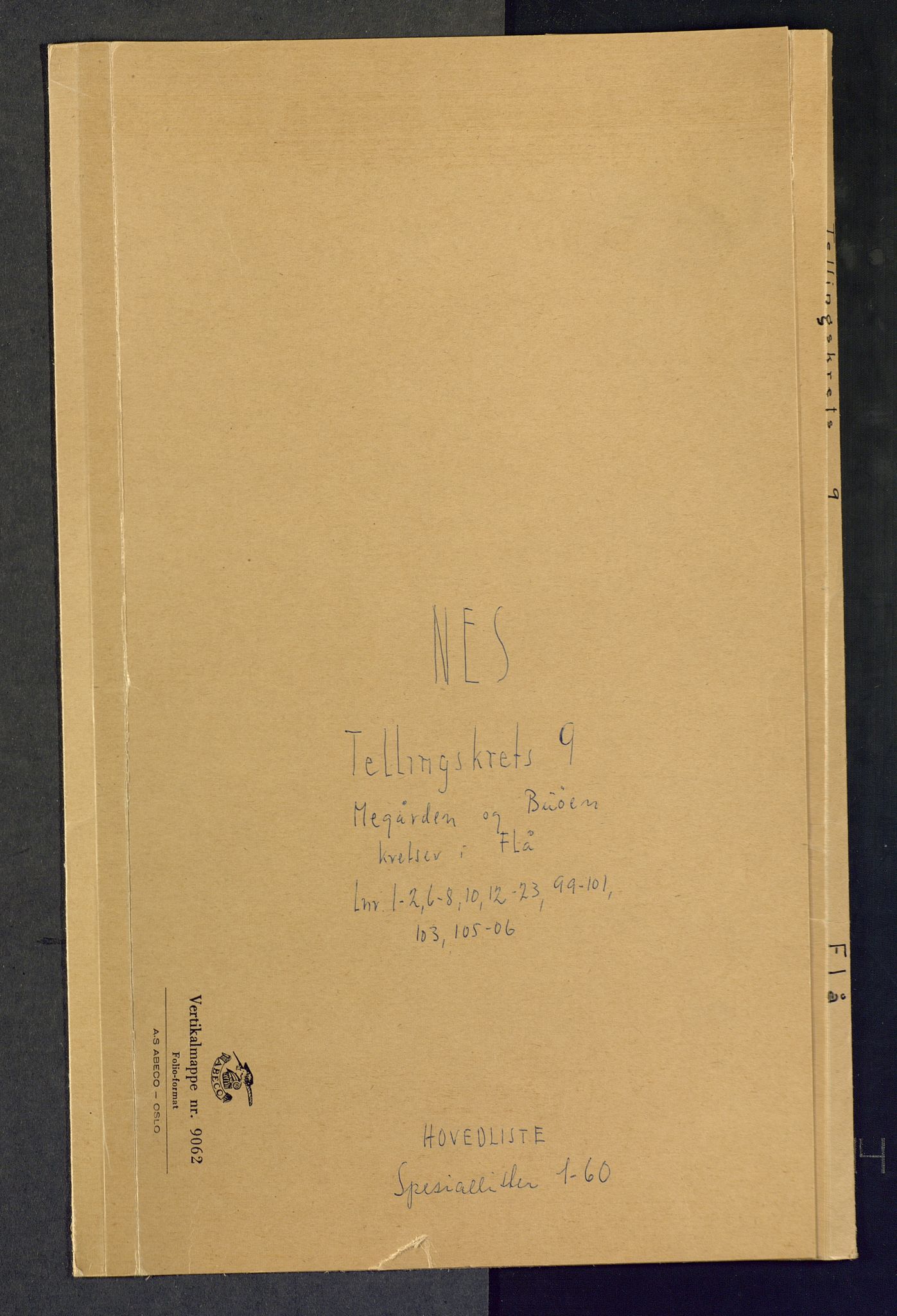 SAKO, Folketelling 1875 for 0616P Nes prestegjeld, 1875, s. 42