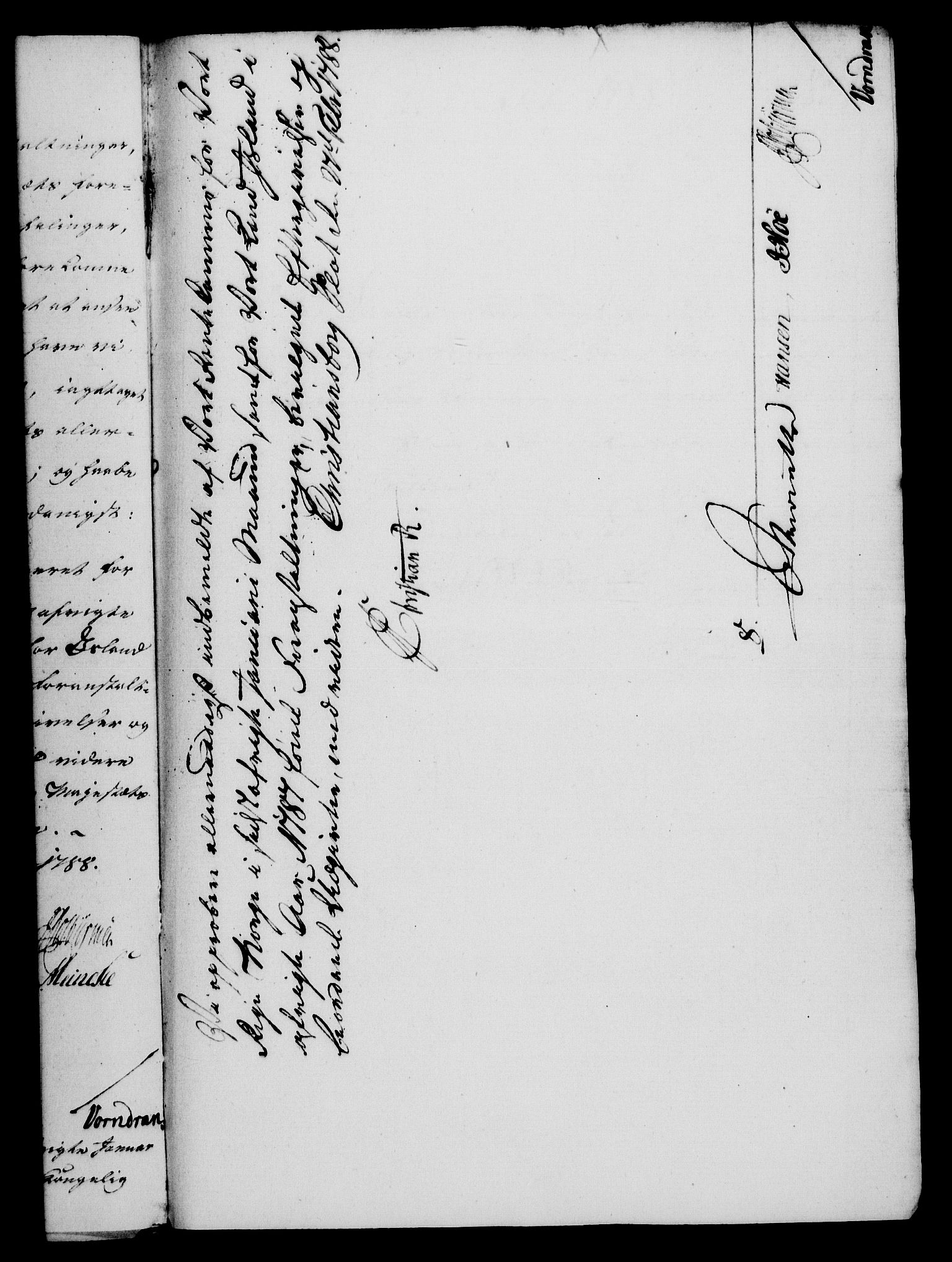 Rentekammeret, Kammerkanselliet, RA/EA-3111/G/Gf/Gfa/L0070: Norsk relasjons- og resolusjonsprotokoll (merket RK 52.70), 1788, s. 99
