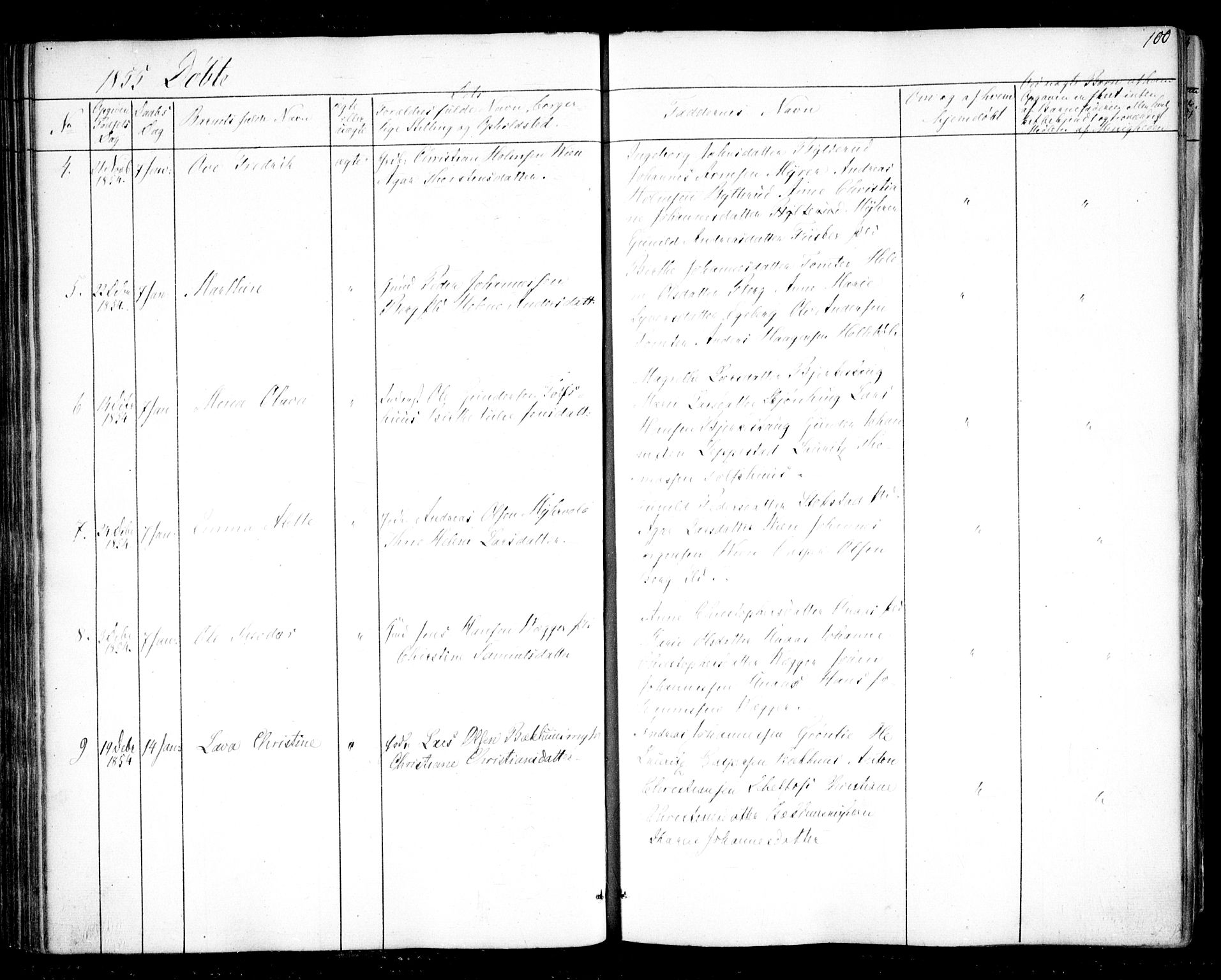 Hobøl prestekontor Kirkebøker, SAO/A-2002/F/Fa/L0003: Ministerialbok nr. I 3, 1842-1864, s. 100