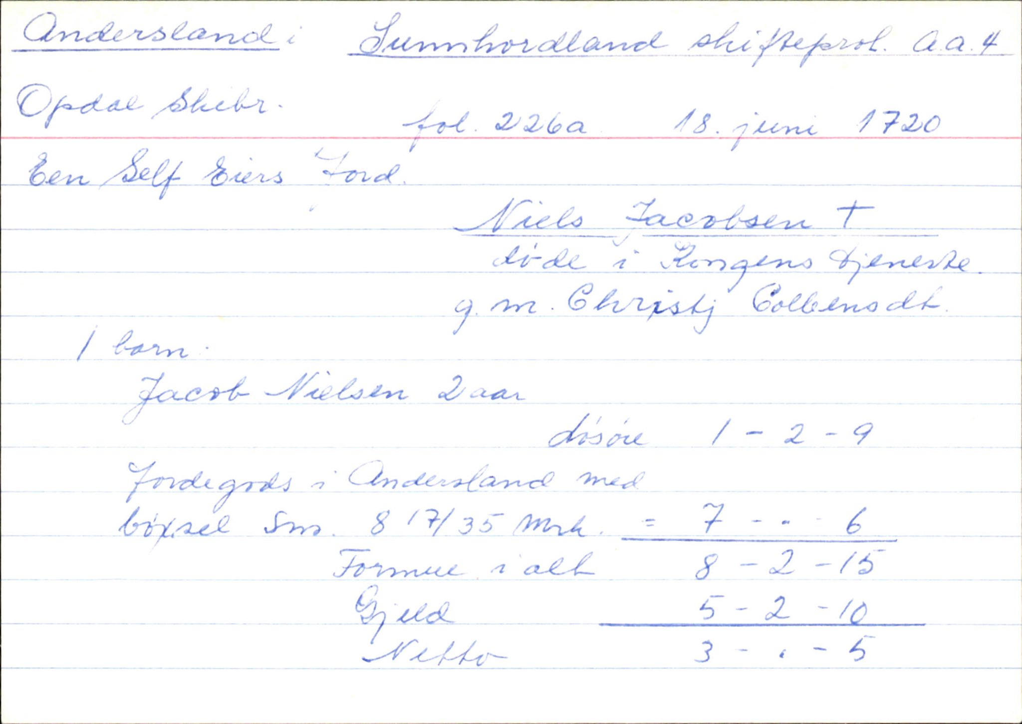 Skiftekort ved Statsarkivet i Bergen, SAB/SKIFTEKORT/004/L0003: Skifteprotokoll nr. 4, 1717-1722, s. 233