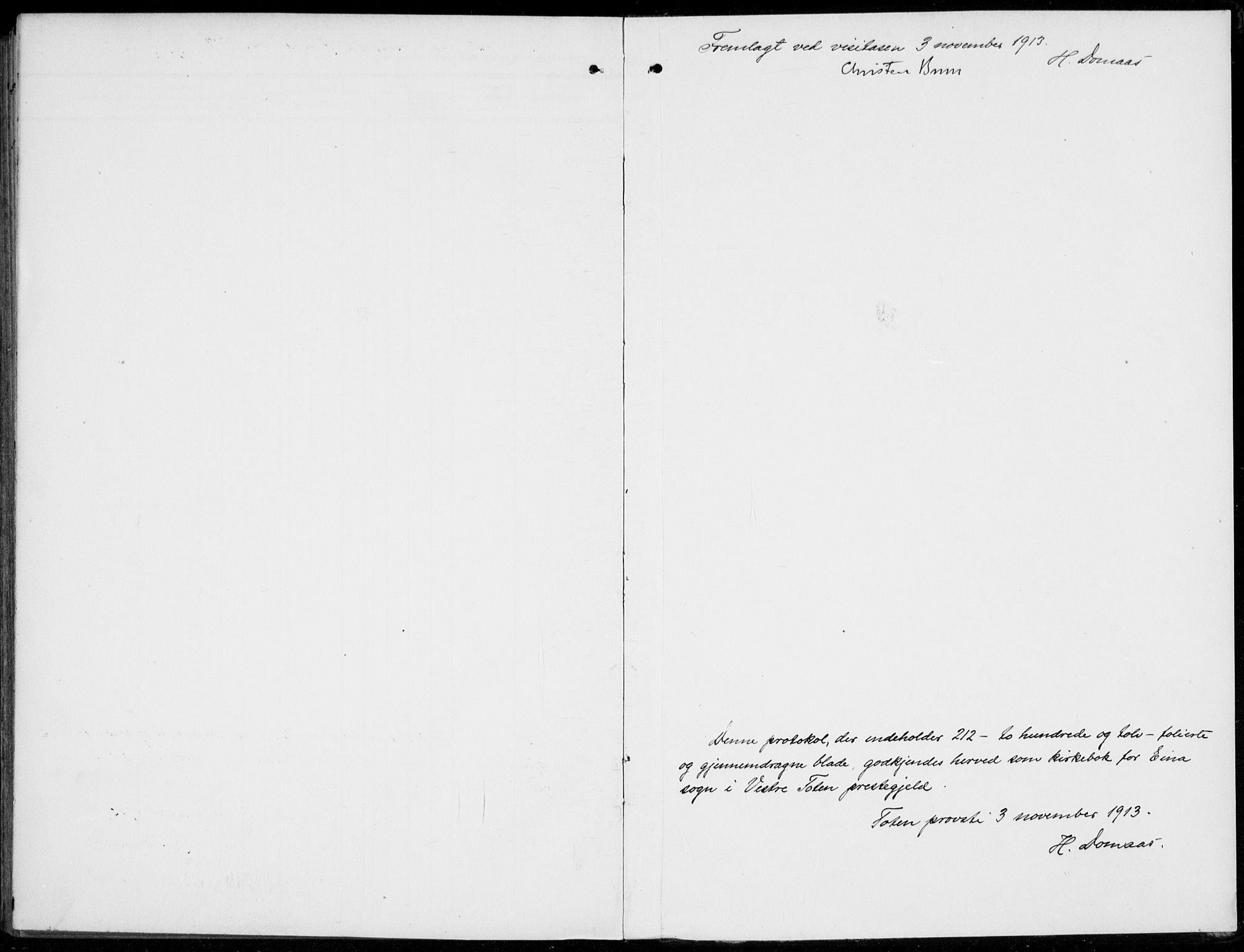 Kolbu prestekontor, AV/SAH-PREST-110/H/Ha/Haa/L0001: Ministerialbok nr. 1, 1907-1923