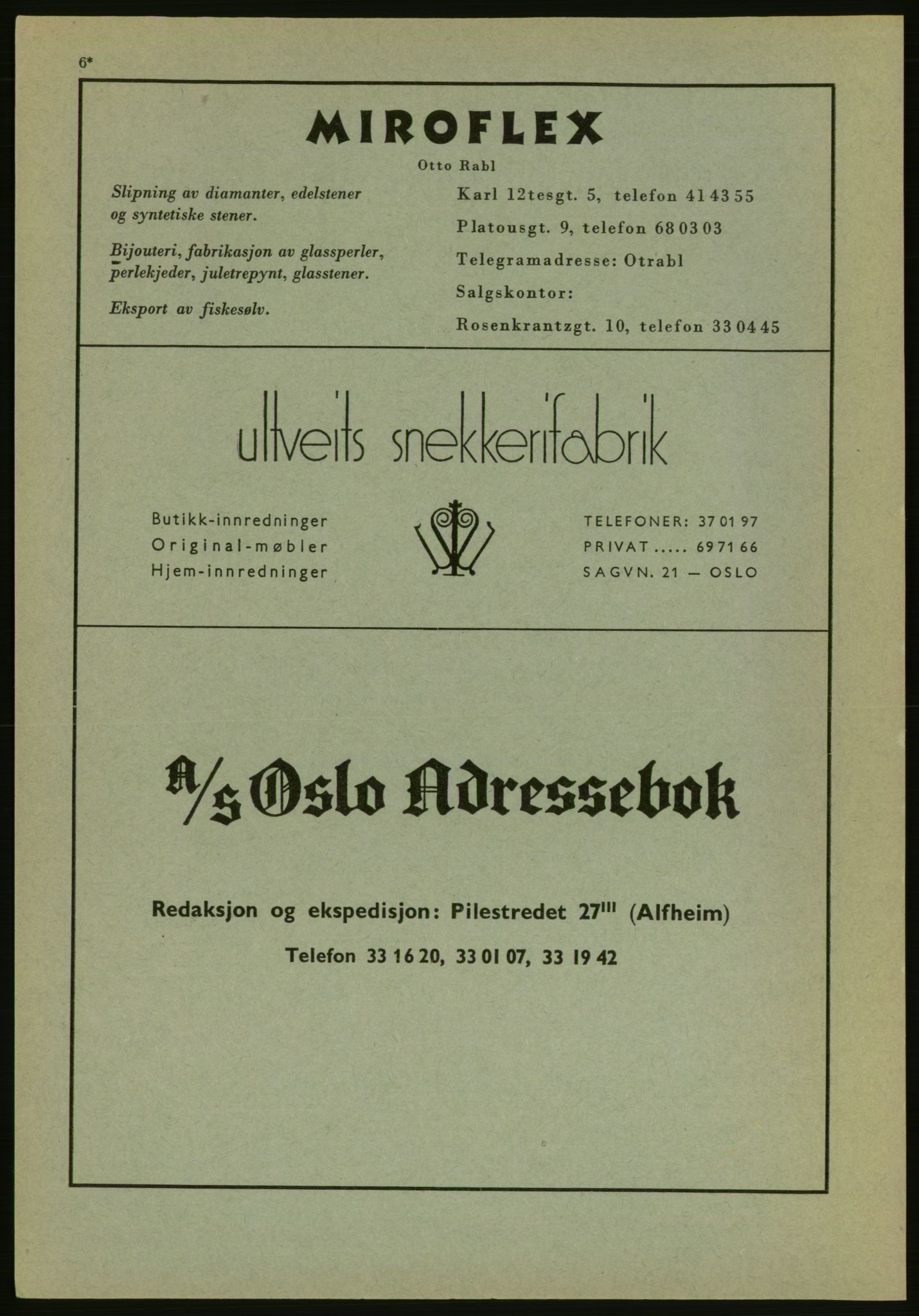 Kristiania/Oslo adressebok, PUBL/-, 1951