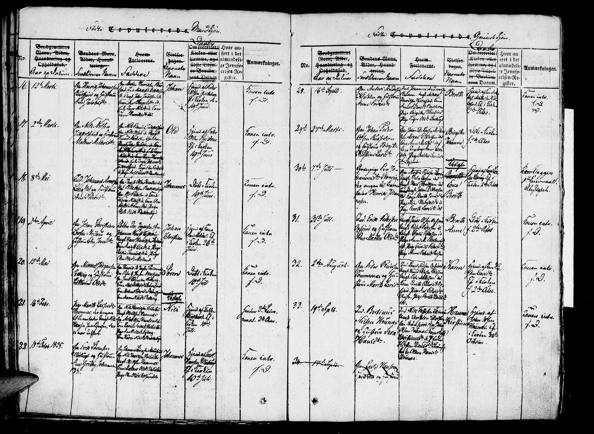 Skjervøy sokneprestkontor, AV/SATØ-S-1300/H/Ha/Haa/L0004kirke: Ministerialbok nr. 4, 1820-1838