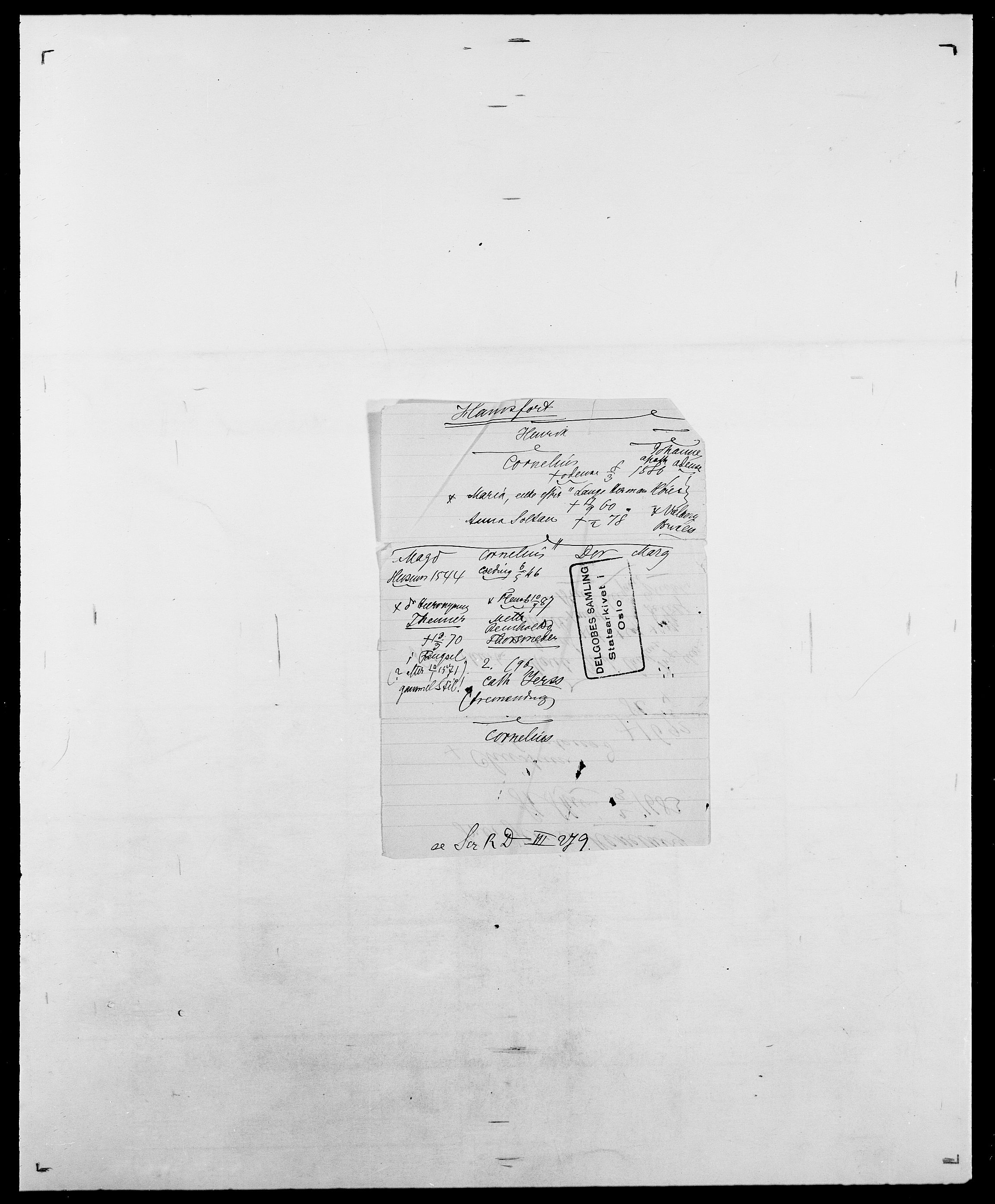 Delgobe, Charles Antoine - samling, AV/SAO-PAO-0038/D/Da/L0016: Hamborg - Hektoen, s. 93
