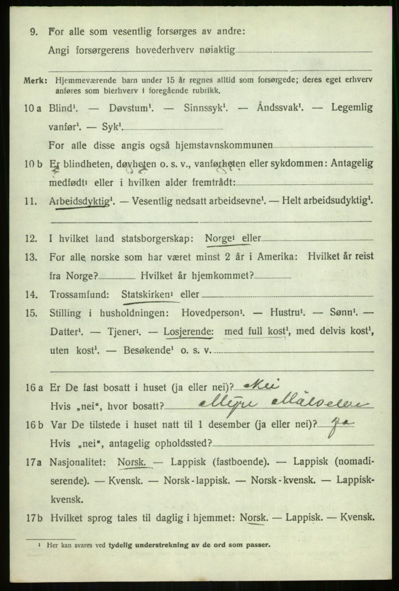 SATØ, Folketelling 1920 for 1924 Målselv herred, 1920, s. 4784
