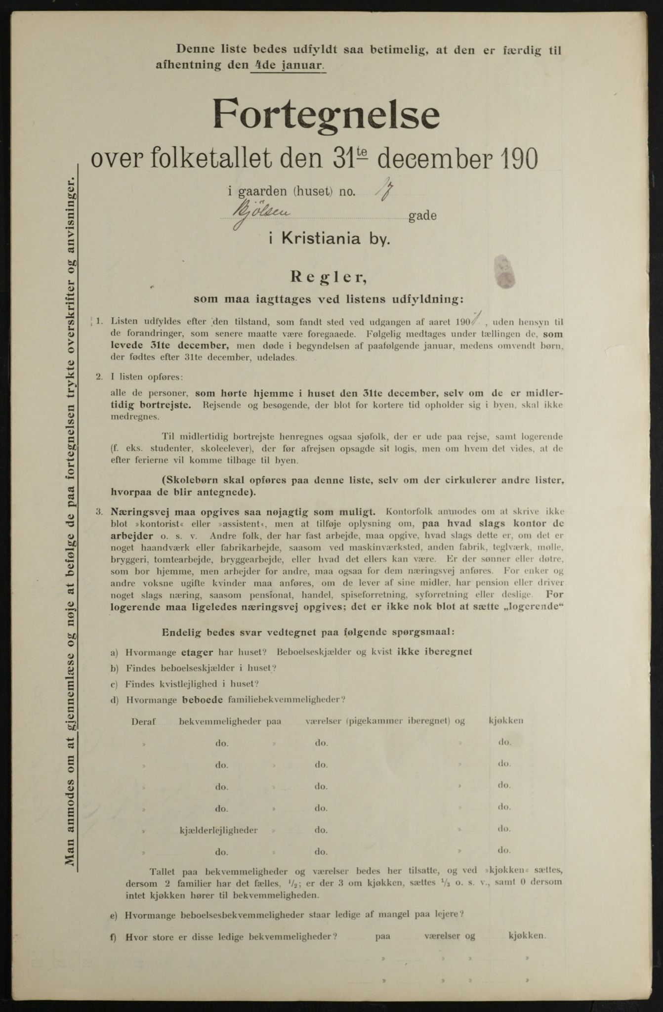 OBA, Kommunal folketelling 31.12.1901 for Kristiania kjøpstad, 1901, s. 1093