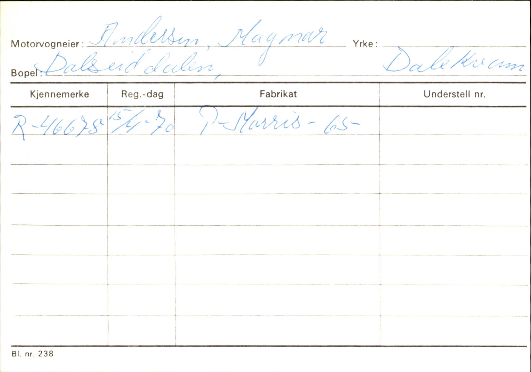 Statens vegvesen, Hordaland vegkontor, AV/SAB-A-5201/2/Ha/L0002: R-eierkort A, 1920-1971, s. 3