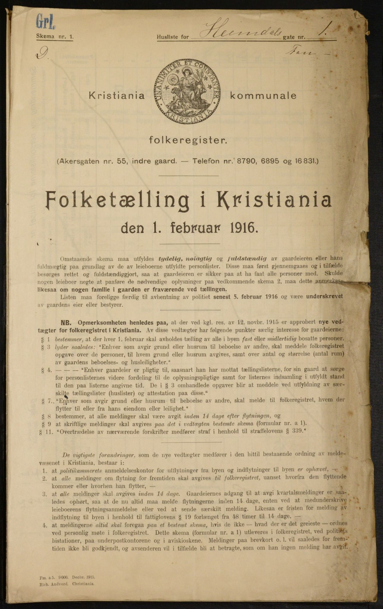 OBA, Kommunal folketelling 1.2.1916 for Kristiania, 1916, s. 37188