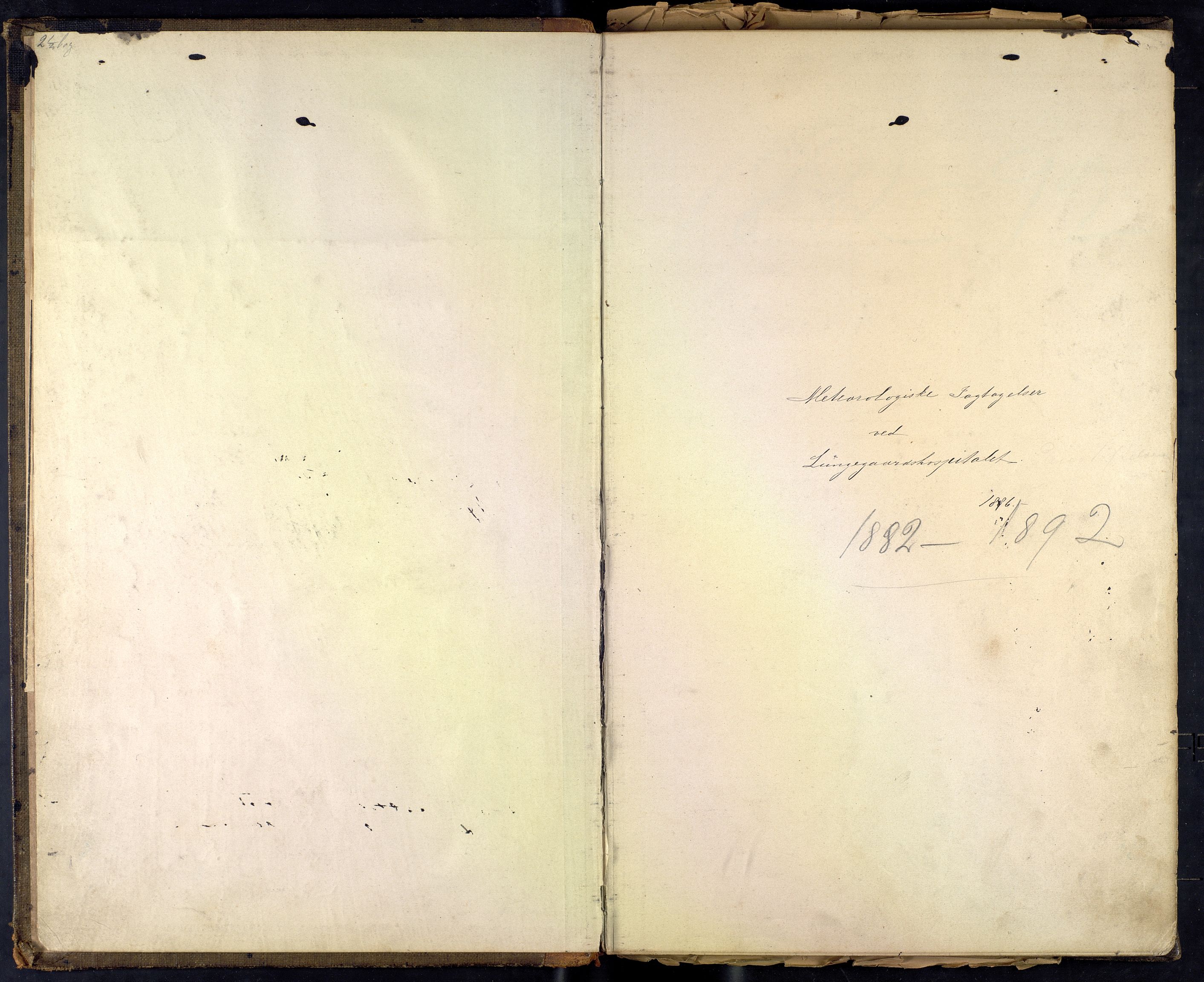 Lepraarkiver - Lungegaardshospitalet, AV/SAB-A-60501/E/Ea/L0014: Observasjoner, 1882-1905