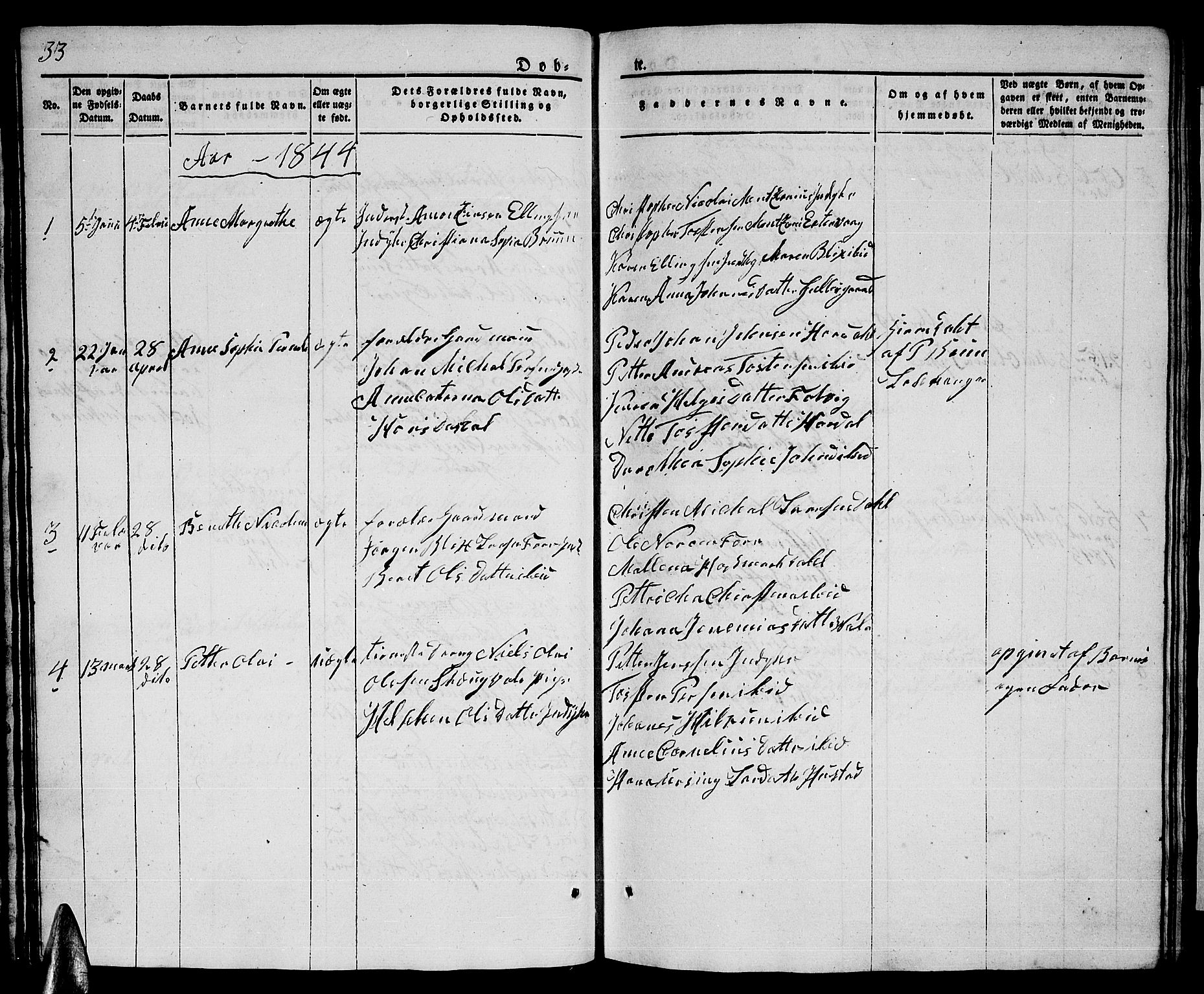 Ministerialprotokoller, klokkerbøker og fødselsregistre - Nordland, AV/SAT-A-1459/805/L0106: Klokkerbok nr. 805C02, 1841-1861, s. 33