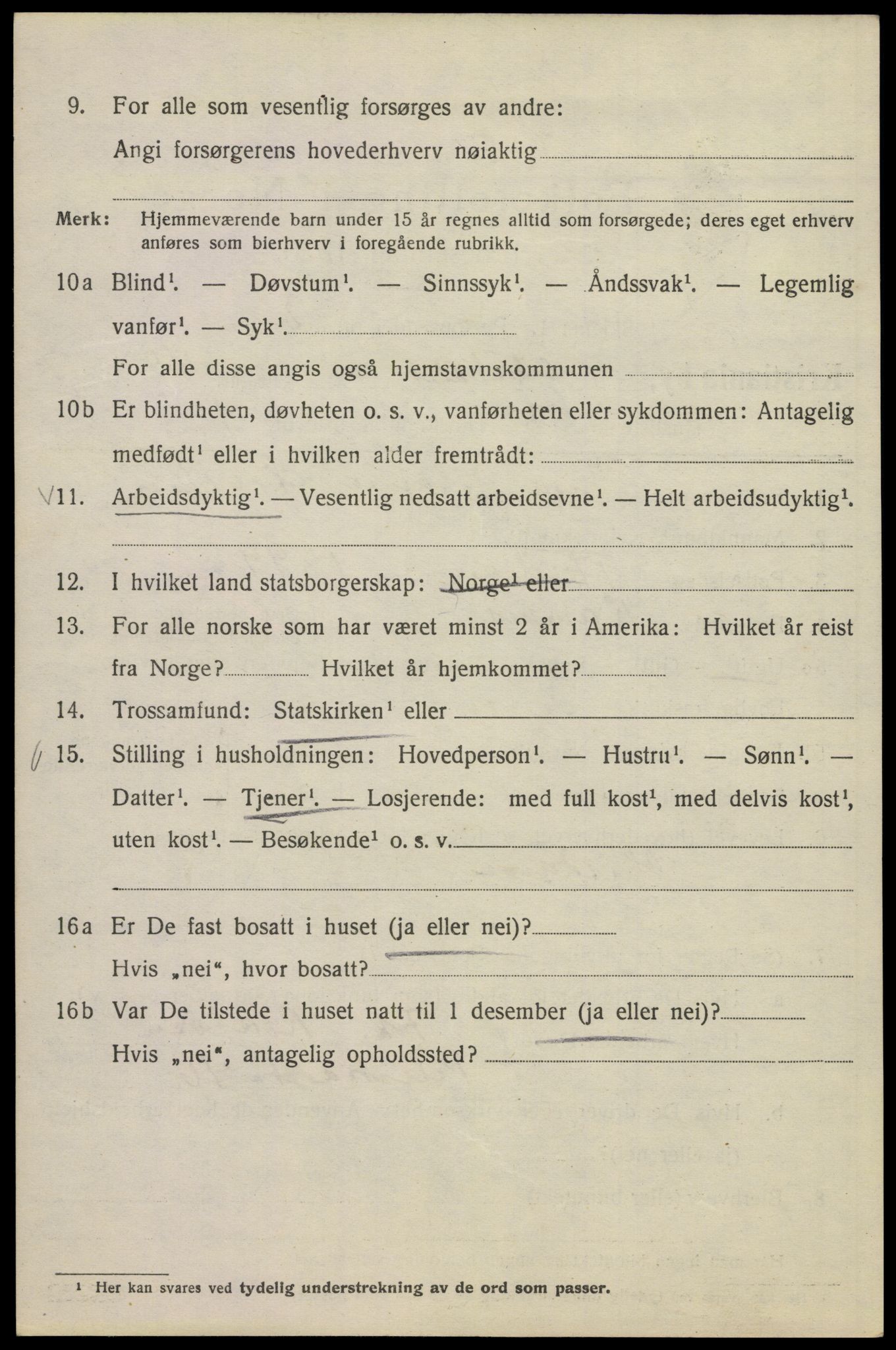 SAO, Folketelling 1920 for 0301 Kristiania kjøpstad, 1920, s. 449922