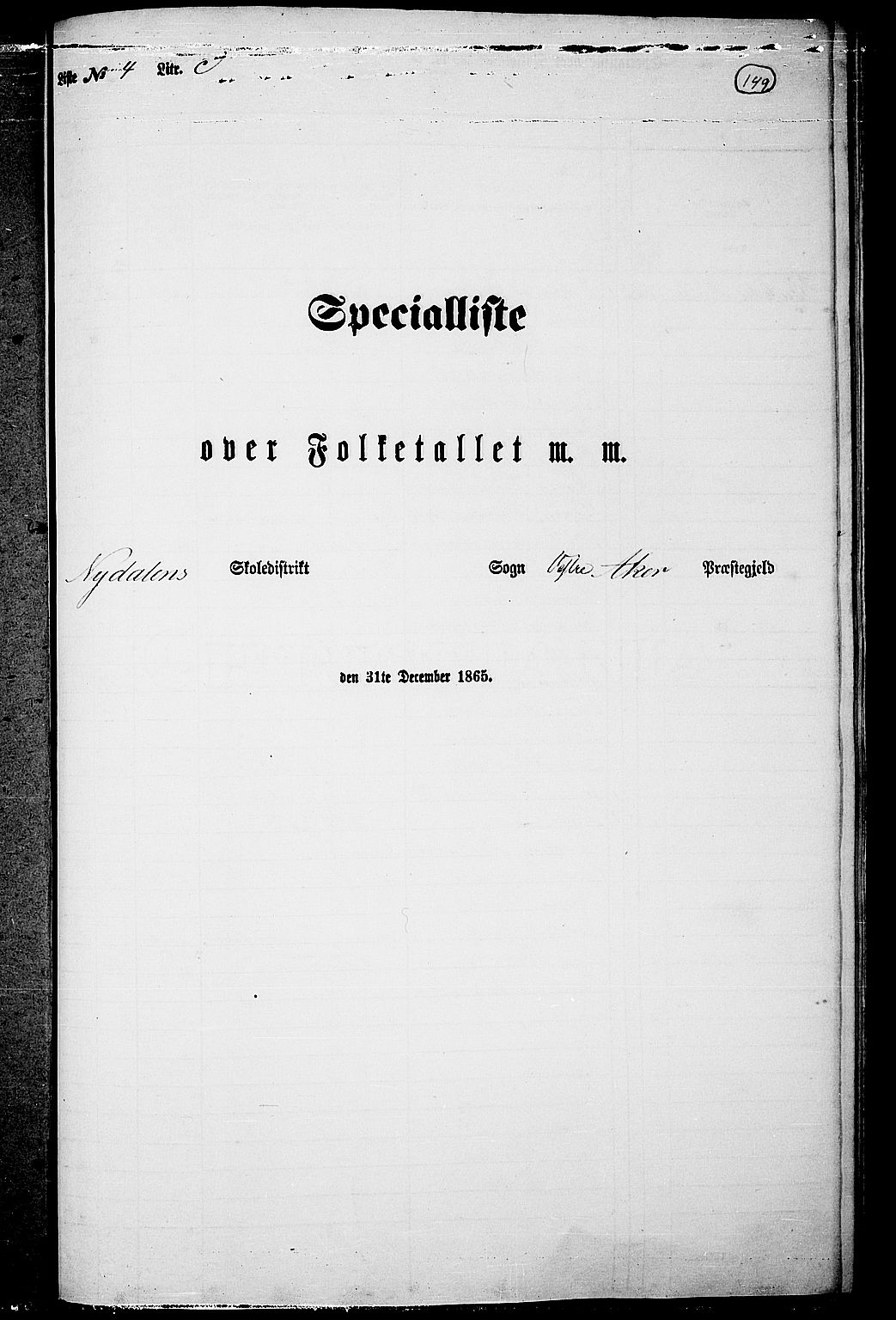 RA, Folketelling 1865 for 0218aP Vestre Aker prestegjeld, 1865, s. 132